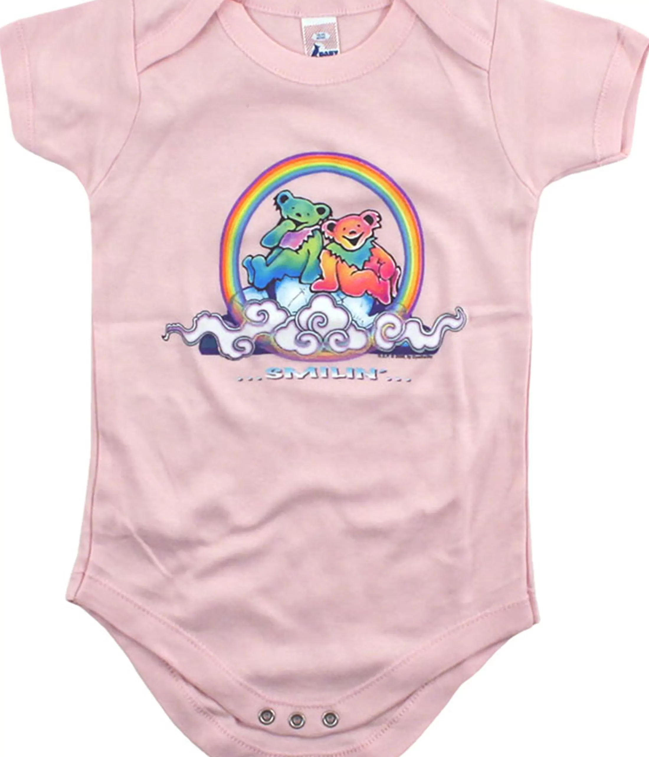 Onesies | Grateful Dead<Liquid Blue GD Bears Cloud Pink Onesie