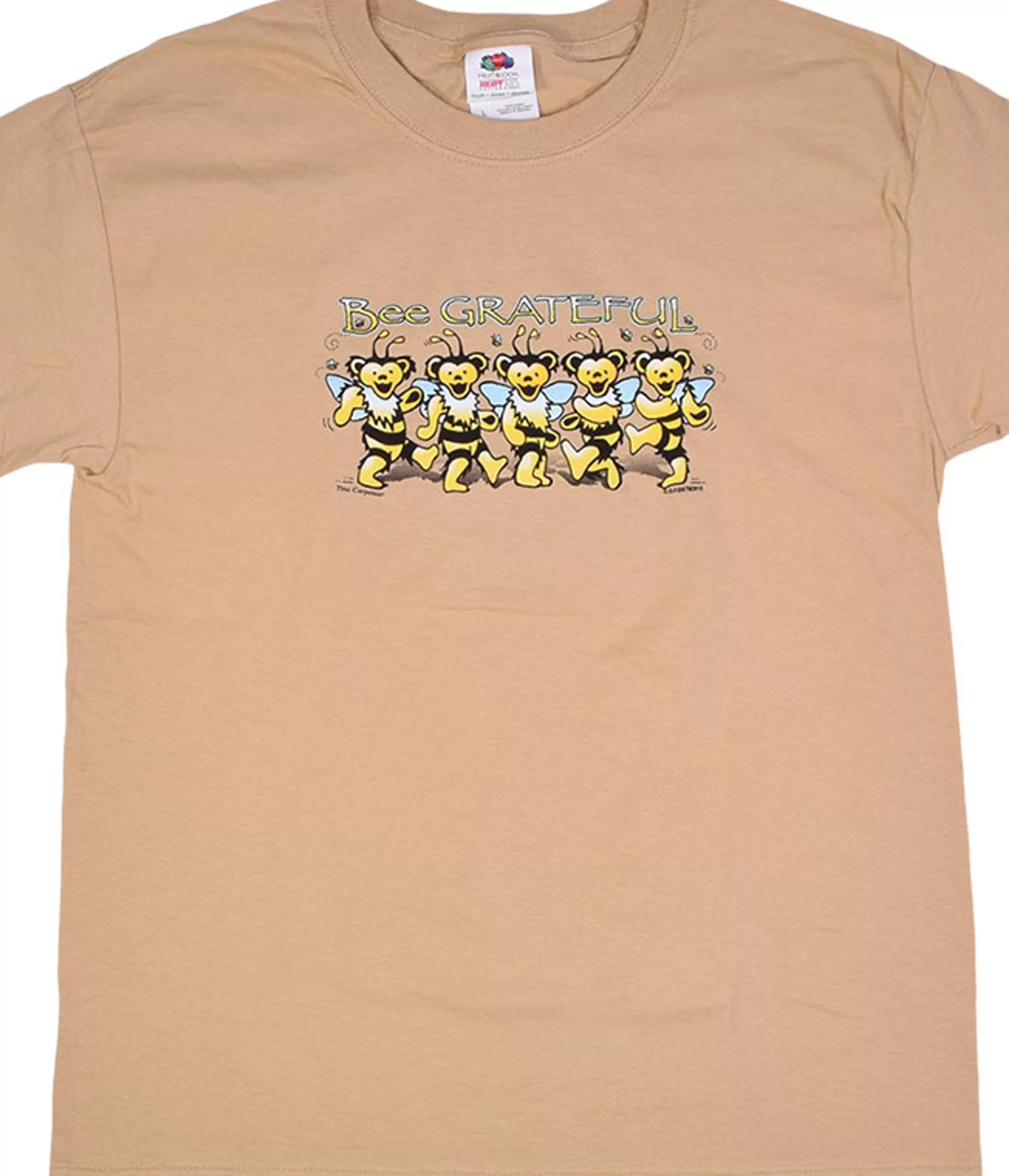 Youth | Grateful Dead<Liquid Blue GD Bee Grateful Youth Tan T-Shirt