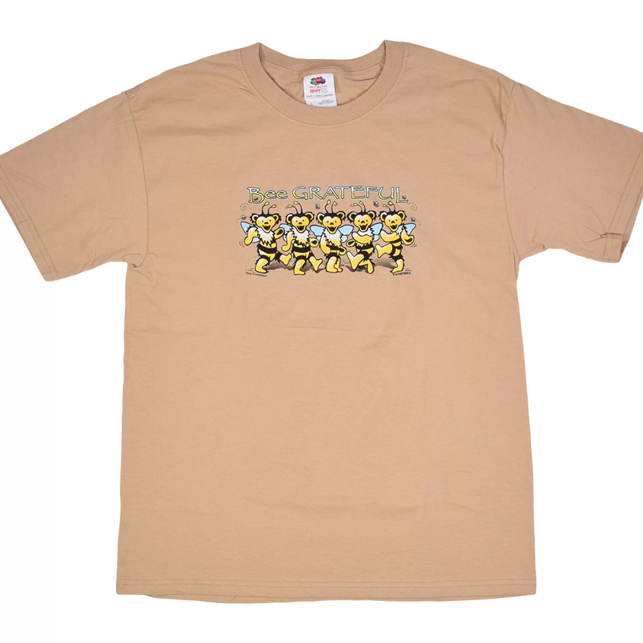 Youth | Grateful Dead<Liquid Blue GD Bee Grateful Youth Tan T-Shirt