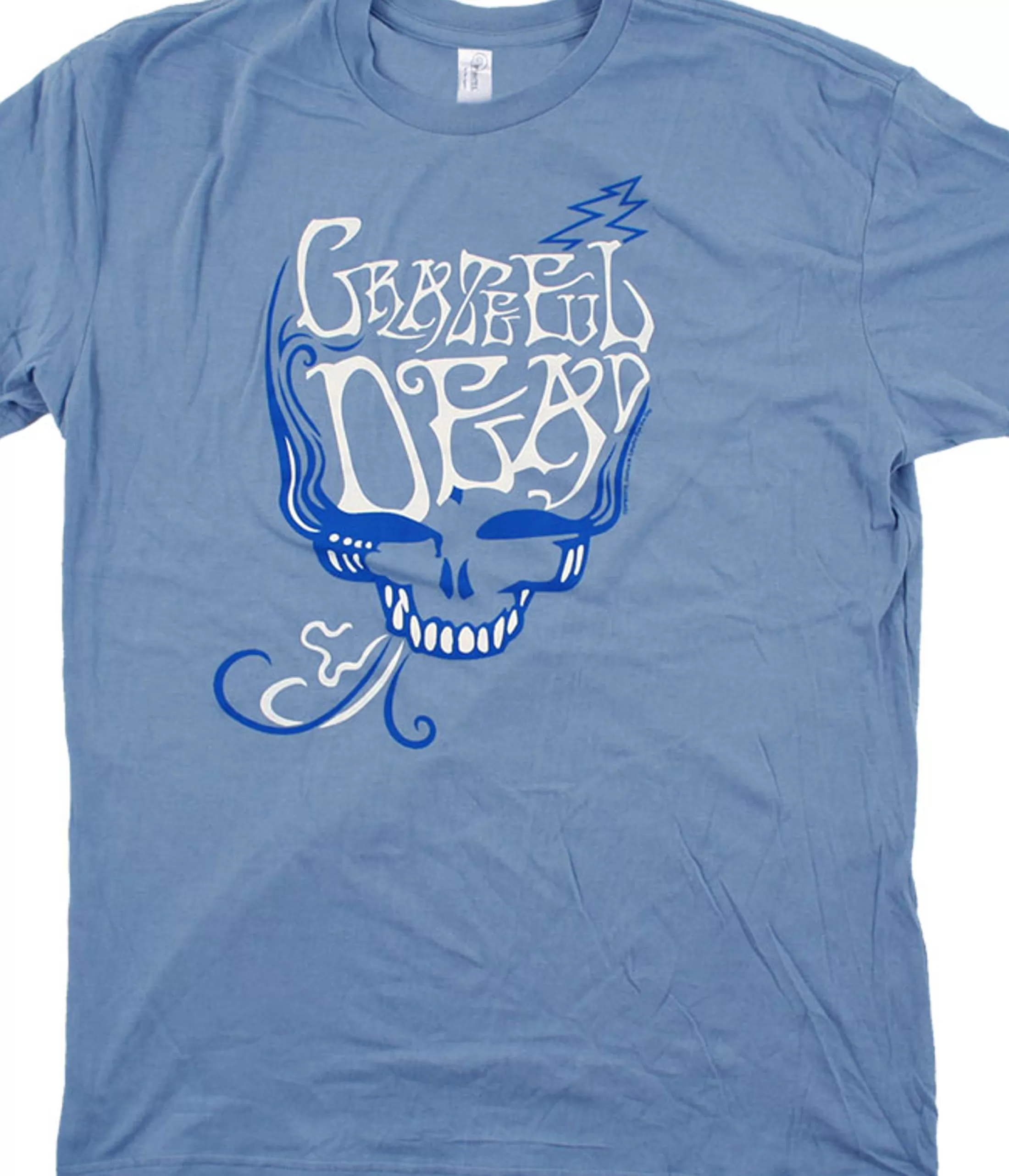 T-Shirt | Grateful Dead<Liquid Blue GD Blue Rose Smoke Light Blue T-Shirt