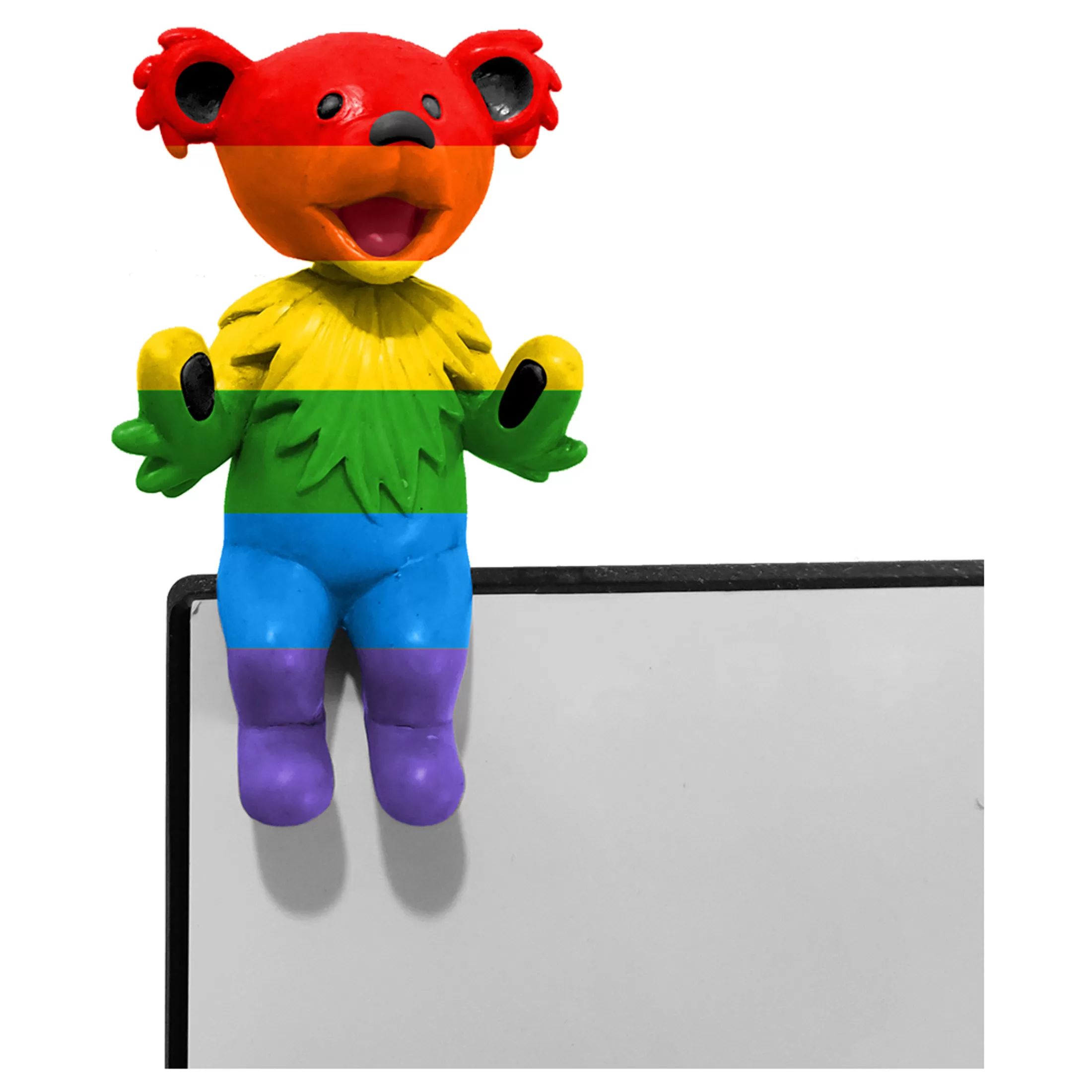 Grateful Dead<Liquid Blue GD Bobblehead Buddy Dancing Bear Rainbow