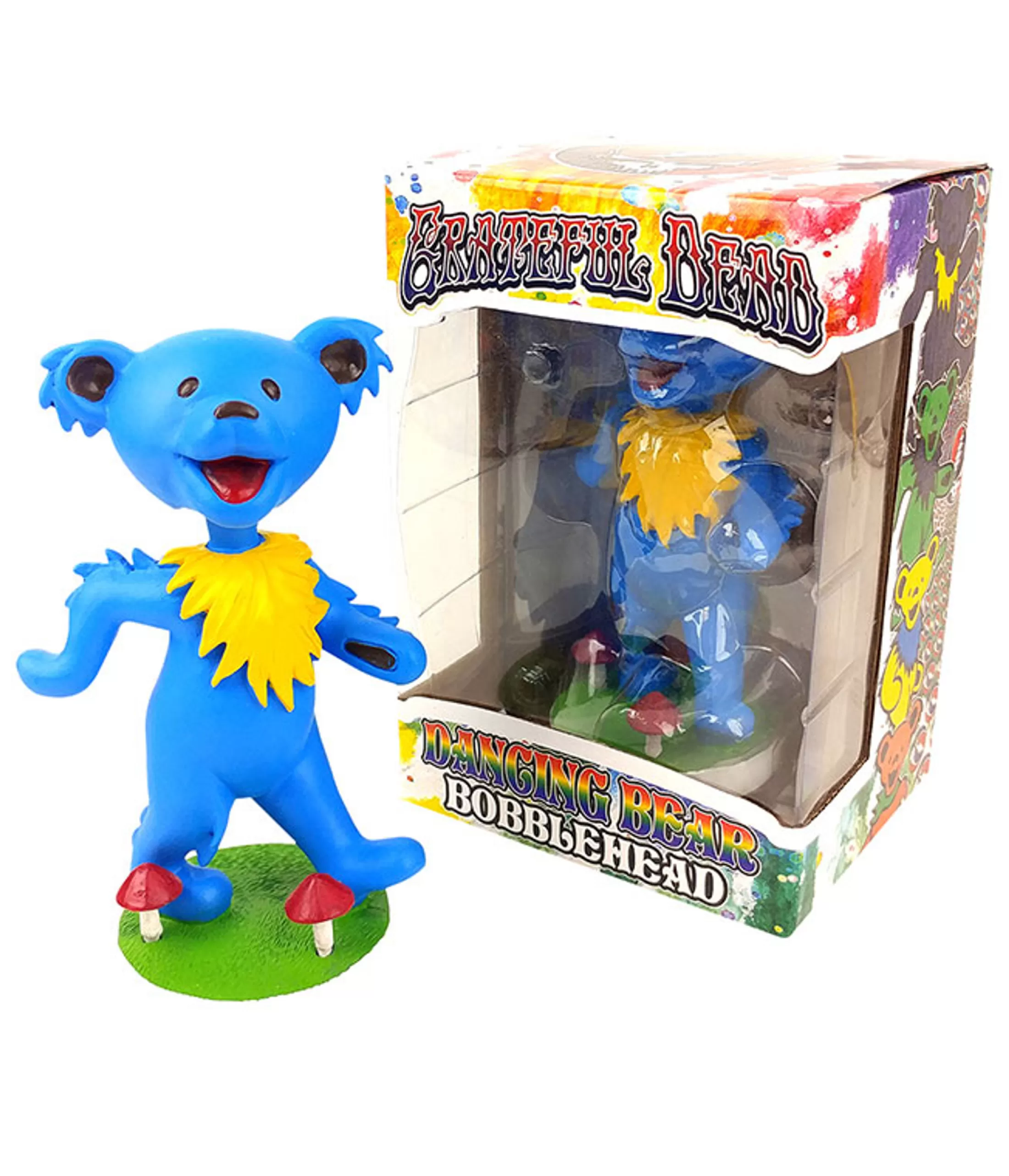 Grateful Dead<Liquid Blue GD Bobblehead Dancing Bear Blue