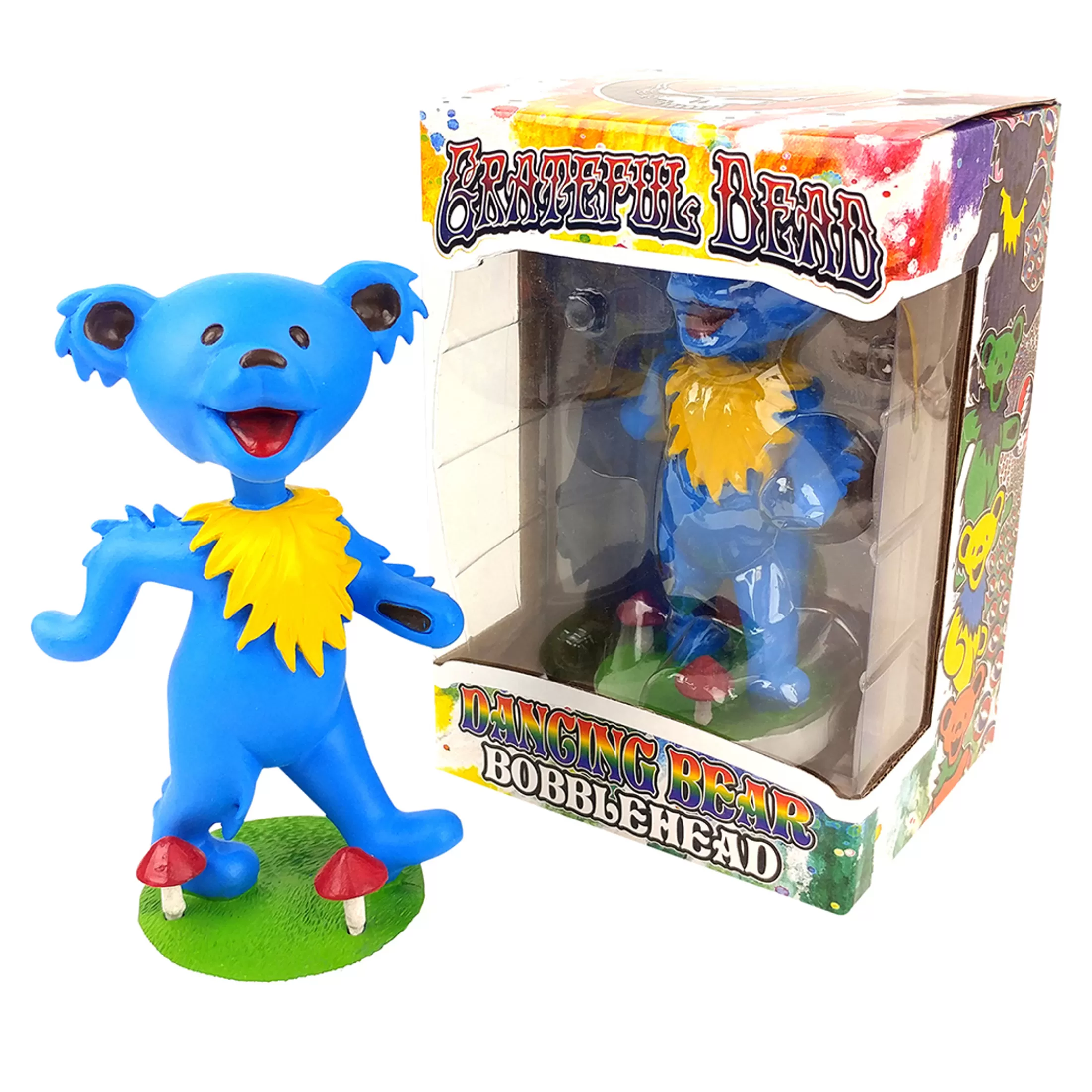 Grateful Dead<Liquid Blue GD Bobblehead Dancing Bear Blue