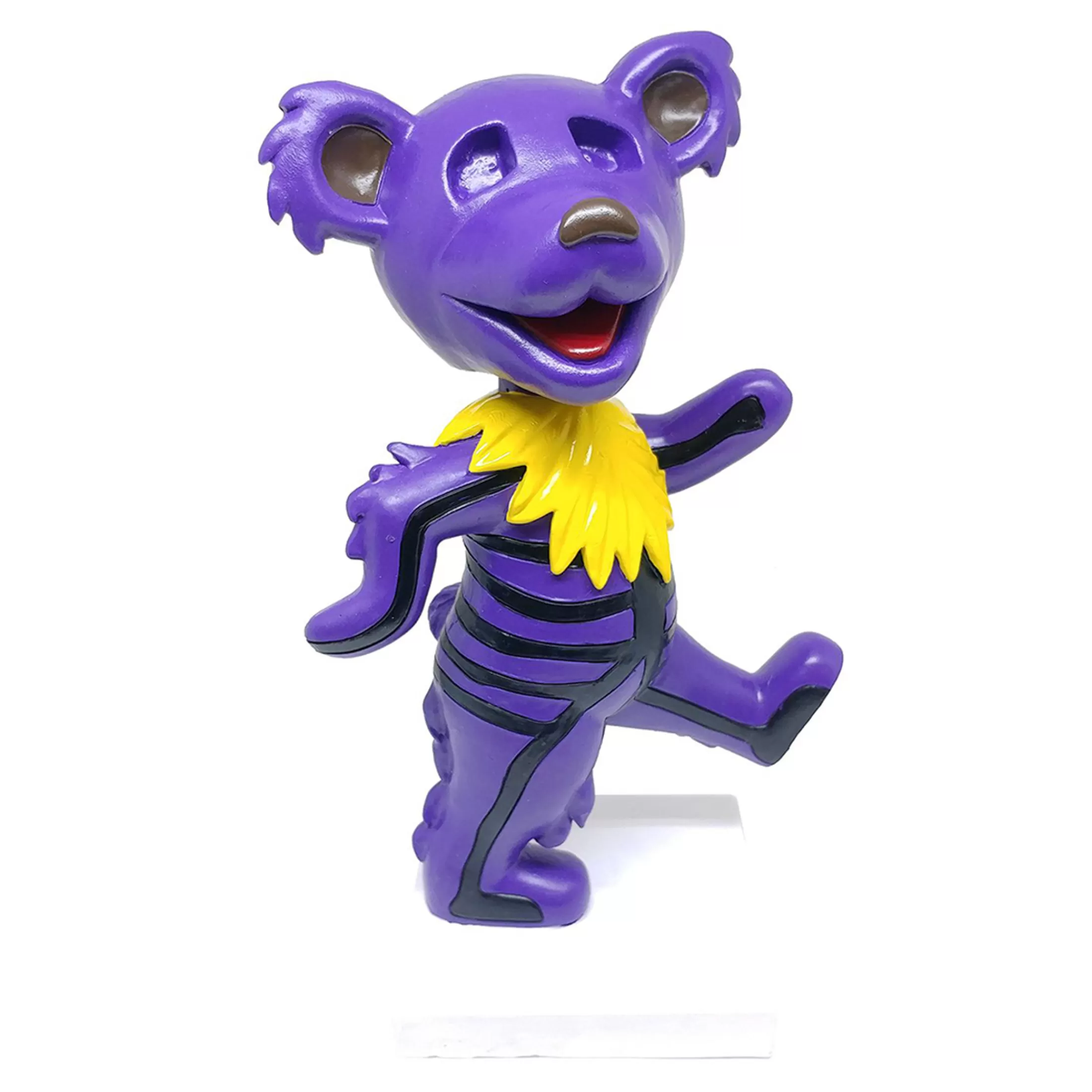 Halloween | Grateful Dead<Liquid Blue GD Bobblehead Dancing Skeleton Bear Purple