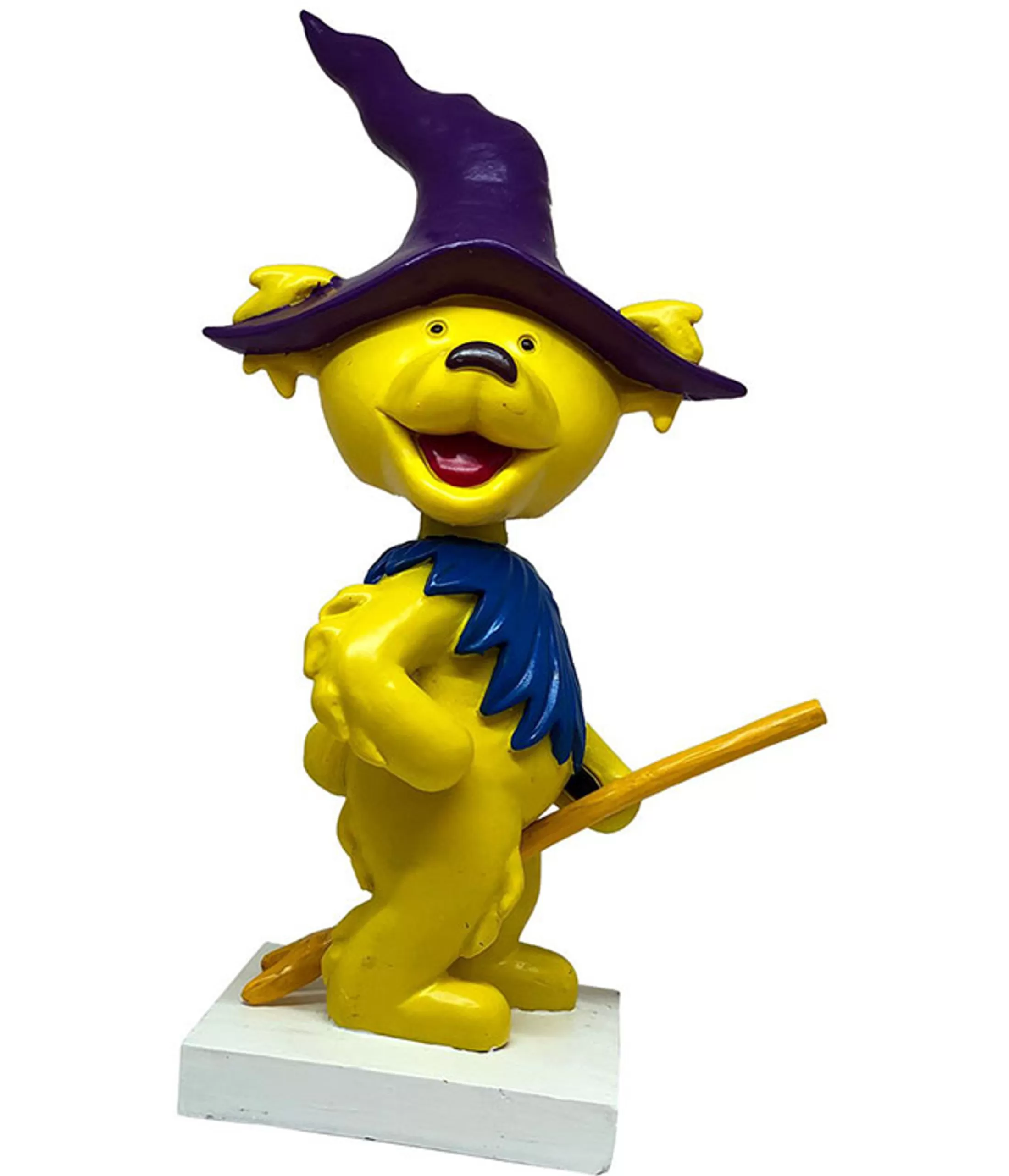 Halloween | Grateful Dead<Liquid Blue GD Bobblehead Dancing Witch Bear Yellow