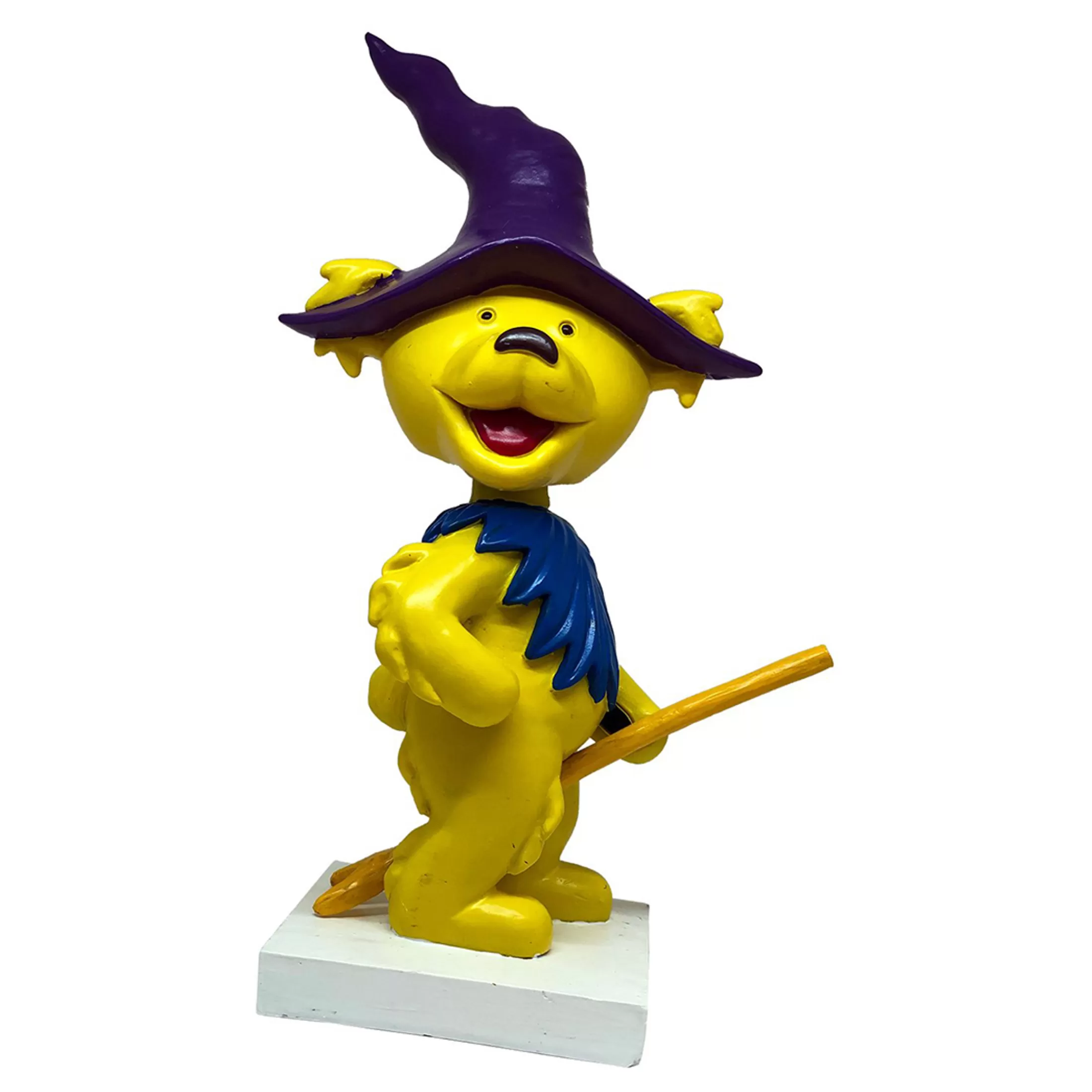 Halloween | Grateful Dead<Liquid Blue GD Bobblehead Dancing Witch Bear Yellow