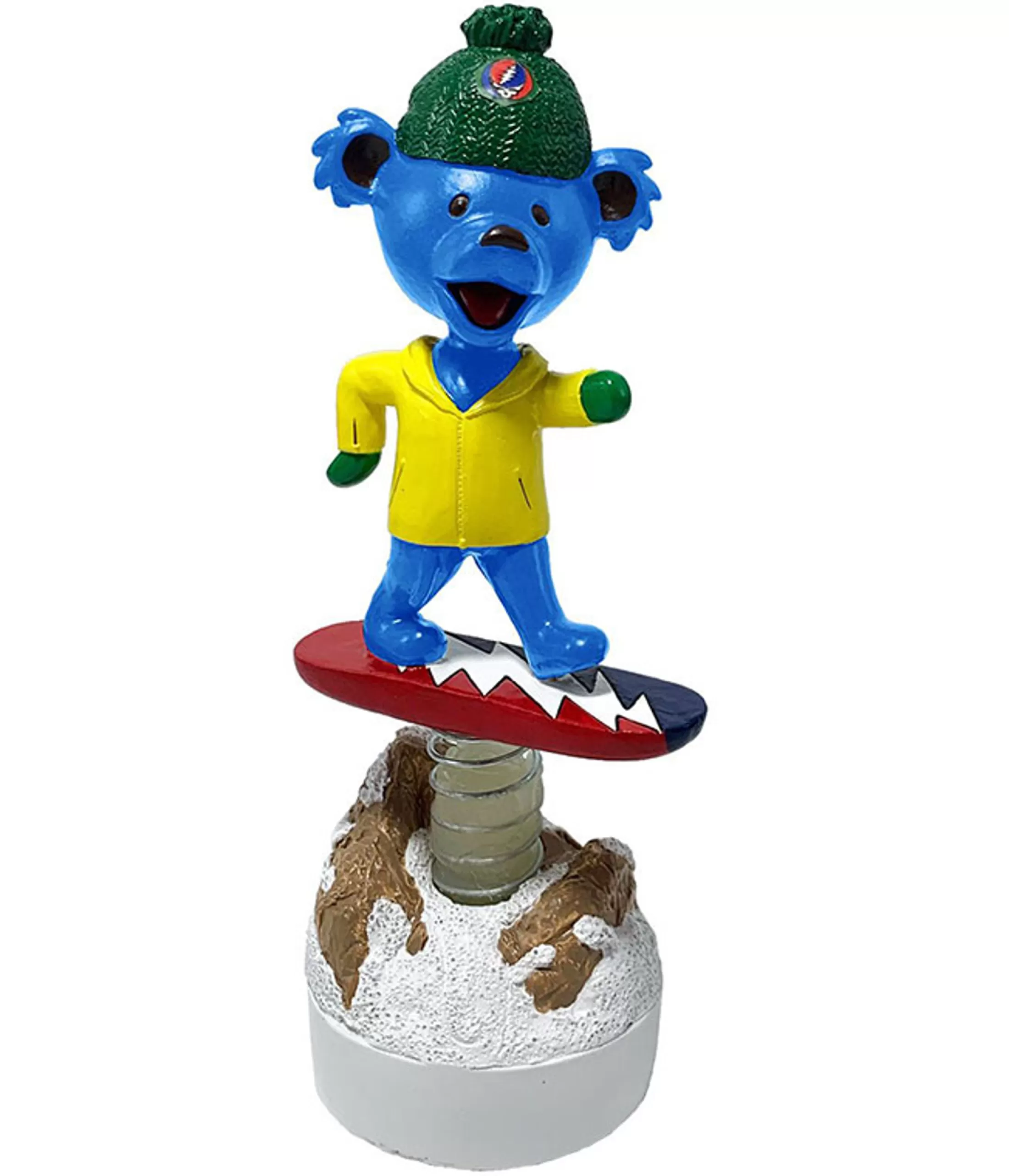 Grateful Dead<Liquid Blue GD Bobblehead Snowboard Dancing Bear