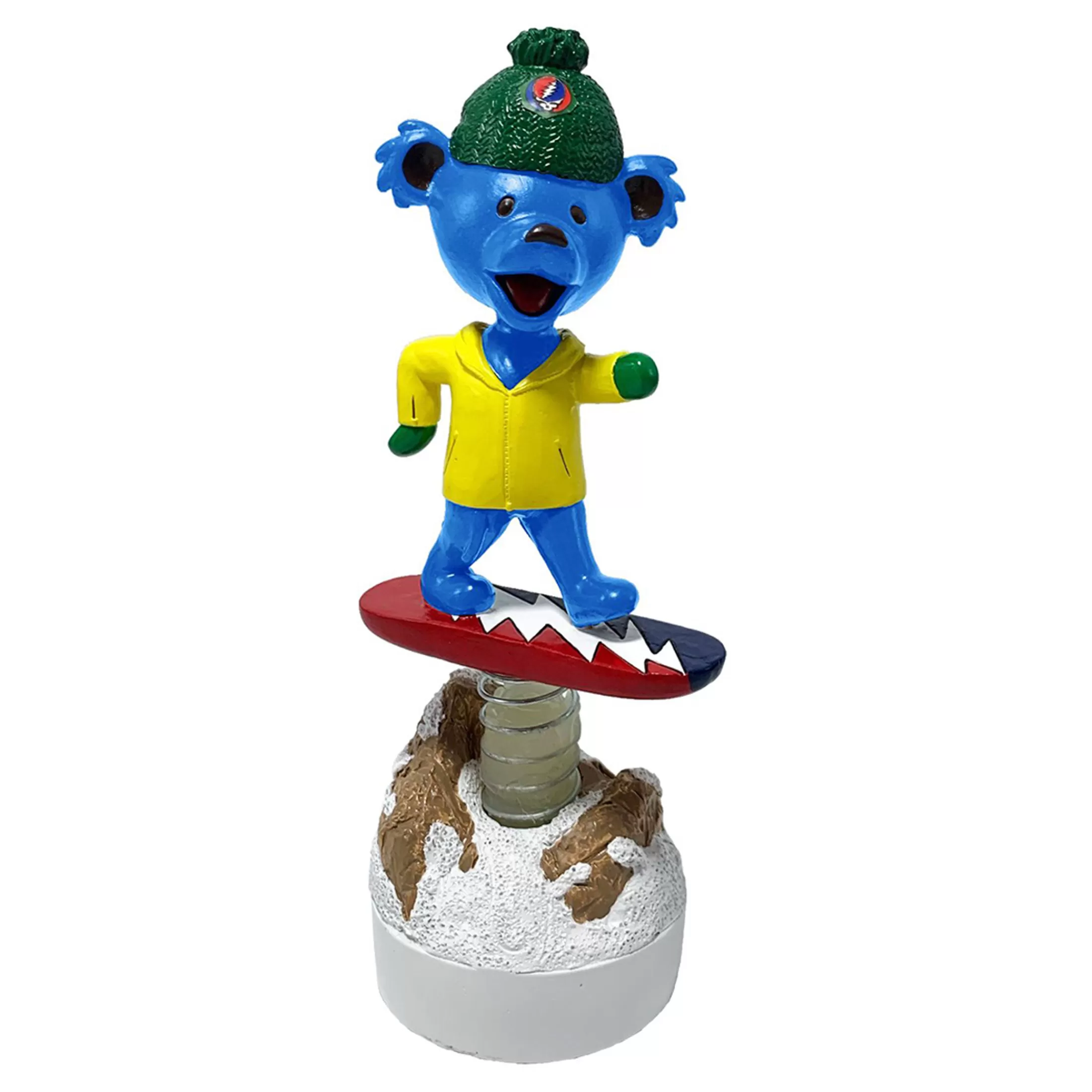 Grateful Dead<Liquid Blue GD Bobblehead Snowboard Dancing Bear