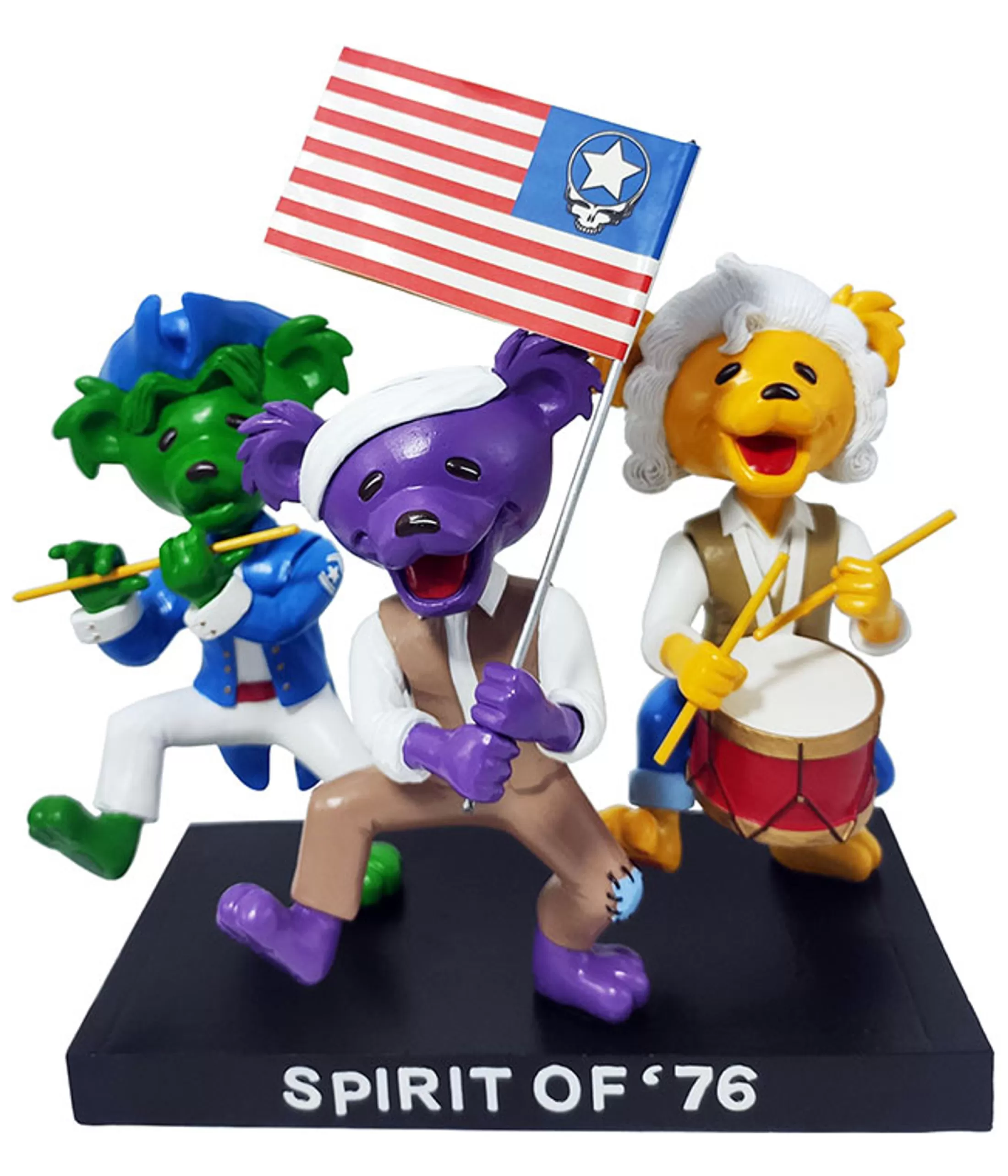 Grateful Dead | Classic<Liquid Blue GD Bobbleheads Dancing Bear Spirit of 76