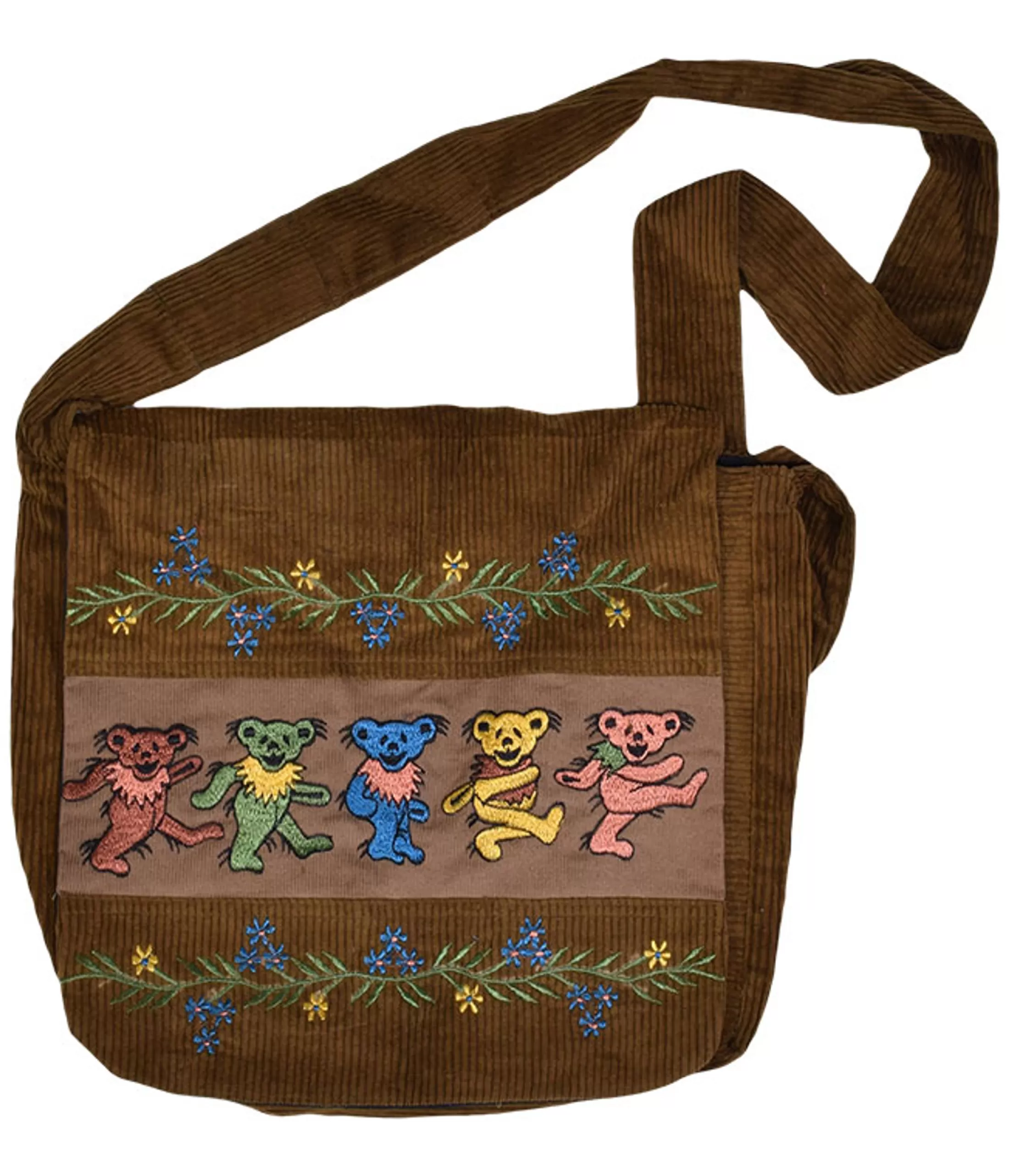 Bags | Grateful Dead<Liquid Blue GD Dancin Bear Embroidery Bag