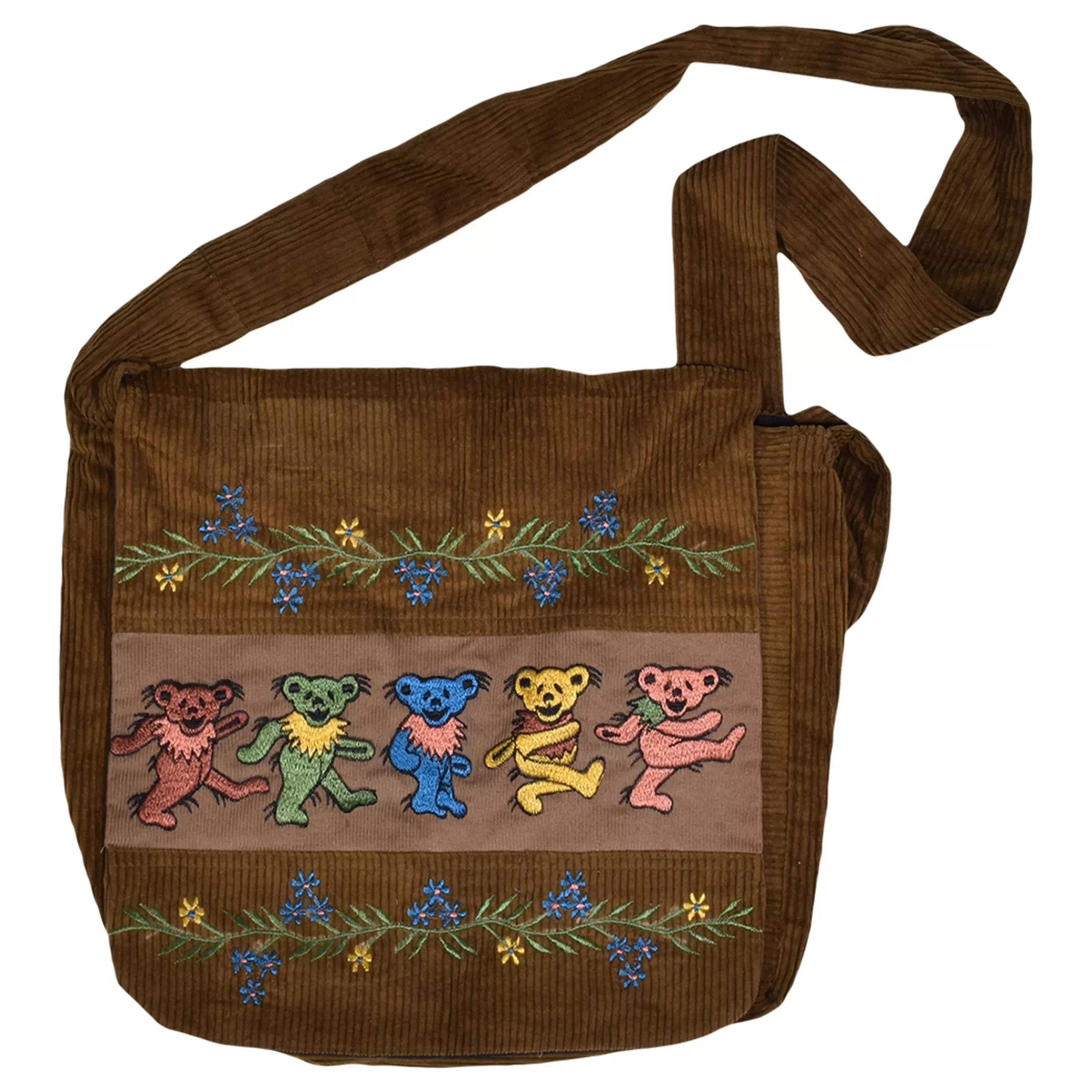 Bags | Grateful Dead<Liquid Blue GD Dancin Bear Embroidery Bag