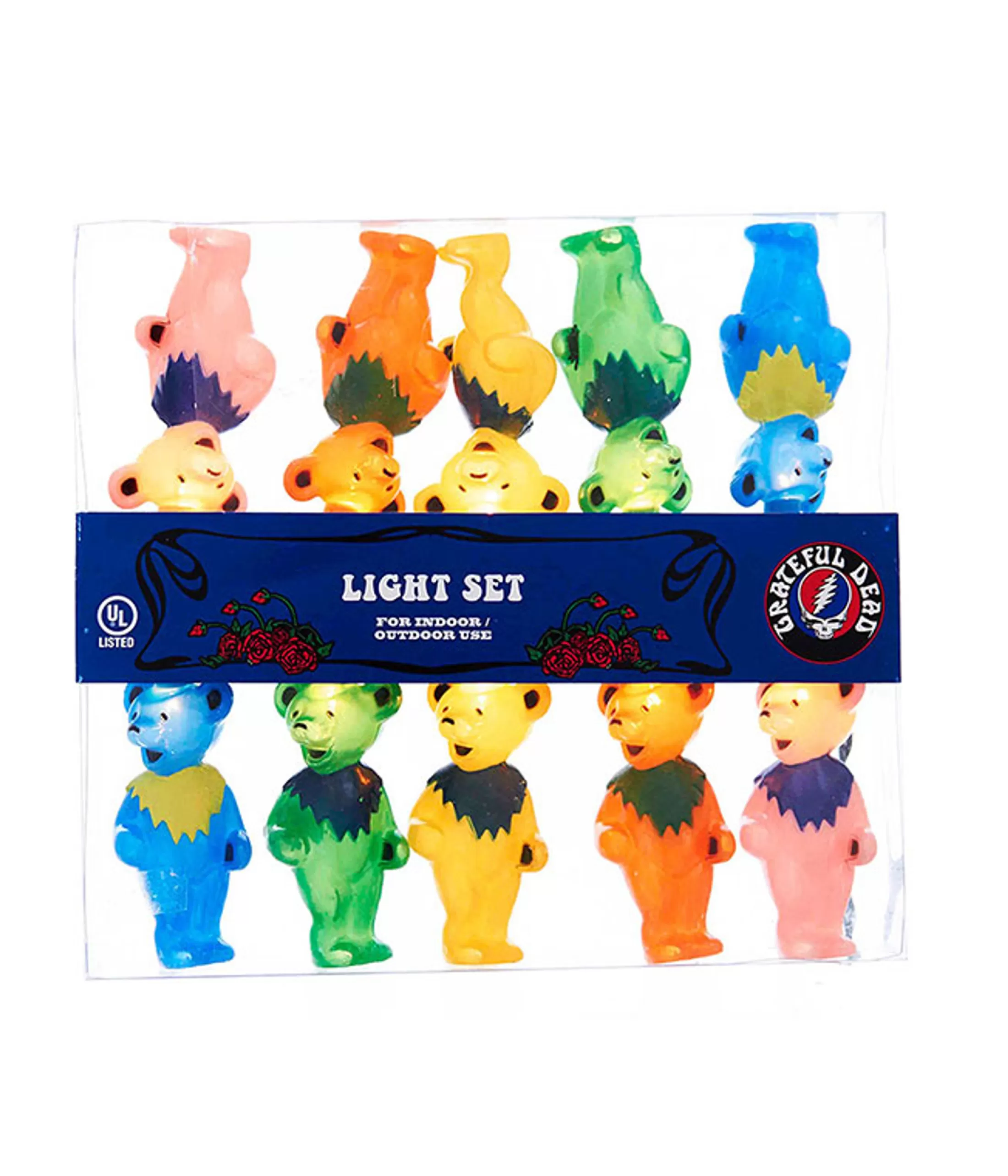 Grateful Dead | Classic<Liquid Blue GD Dancing Bear 10 Light Set