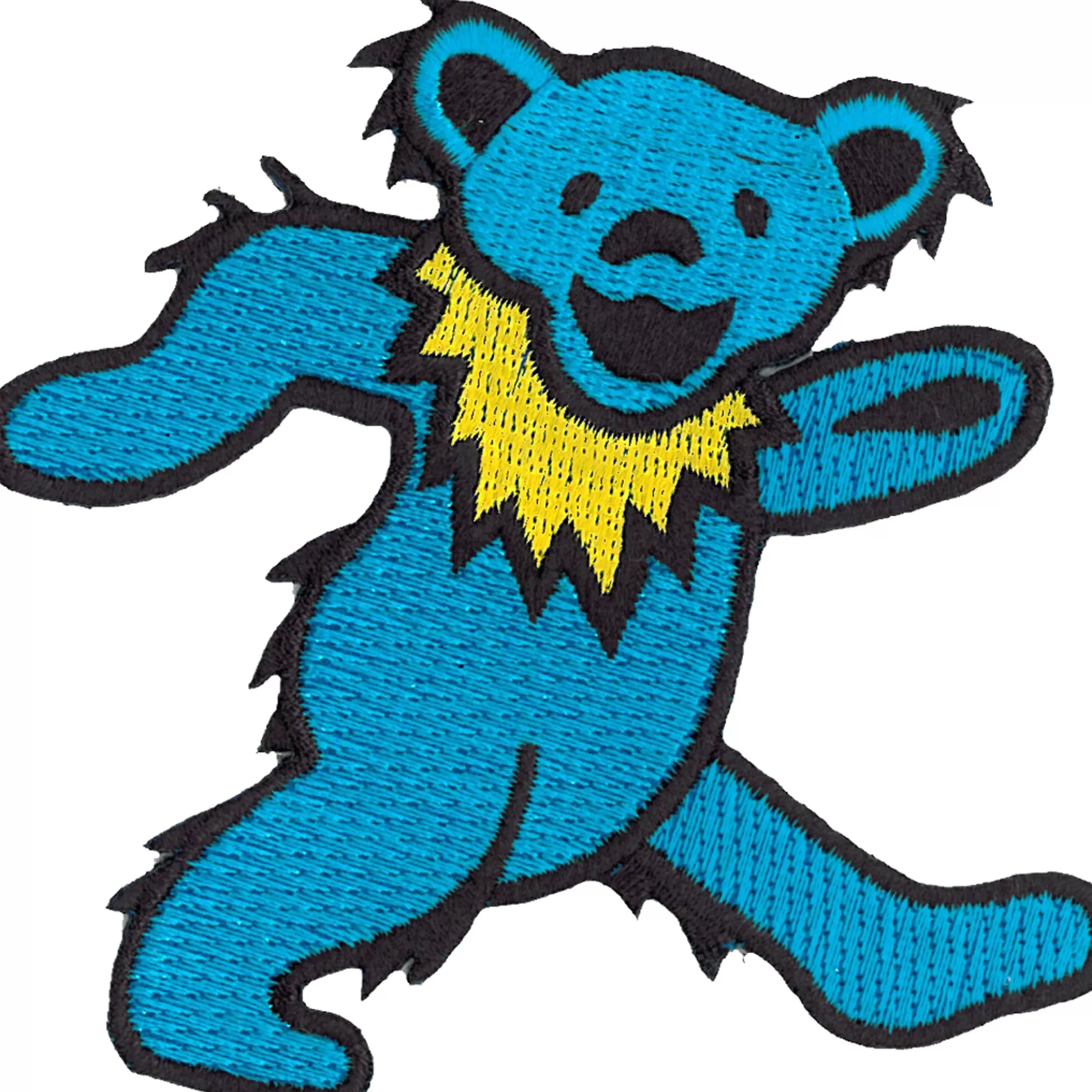 Patches | Grateful Dead<Liquid Blue GD Dancing Bear Blue Patch