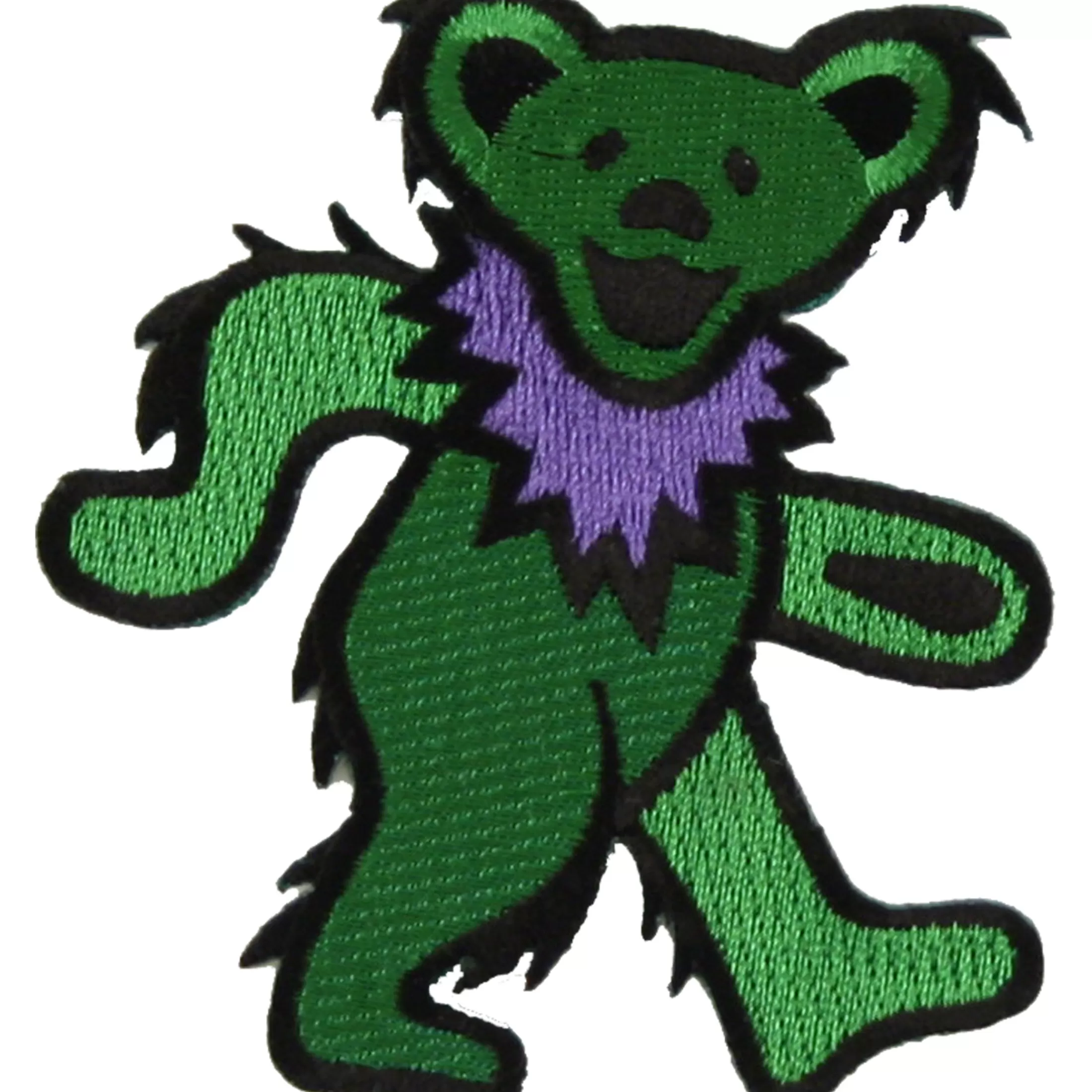 Patches | Grateful Dead<Liquid Blue GD Dancing Bear Green Patch