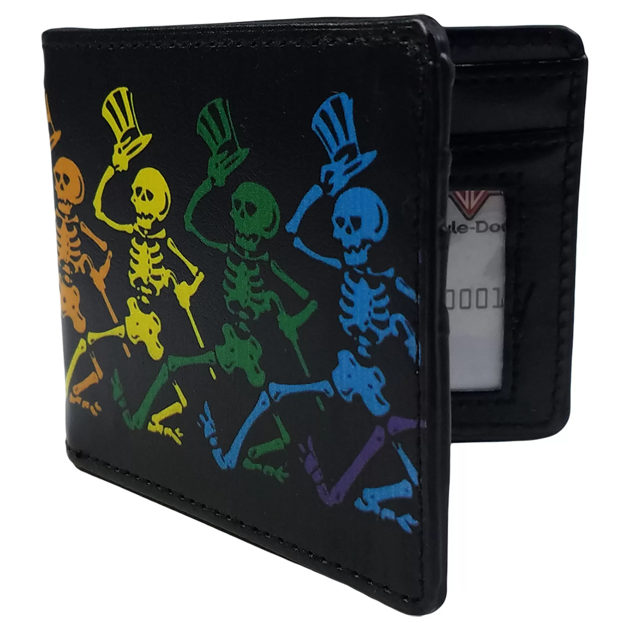 Wallets | Grateful Dead<Liquid Blue GD Dancing Skeletons Bi-Fold Wallet