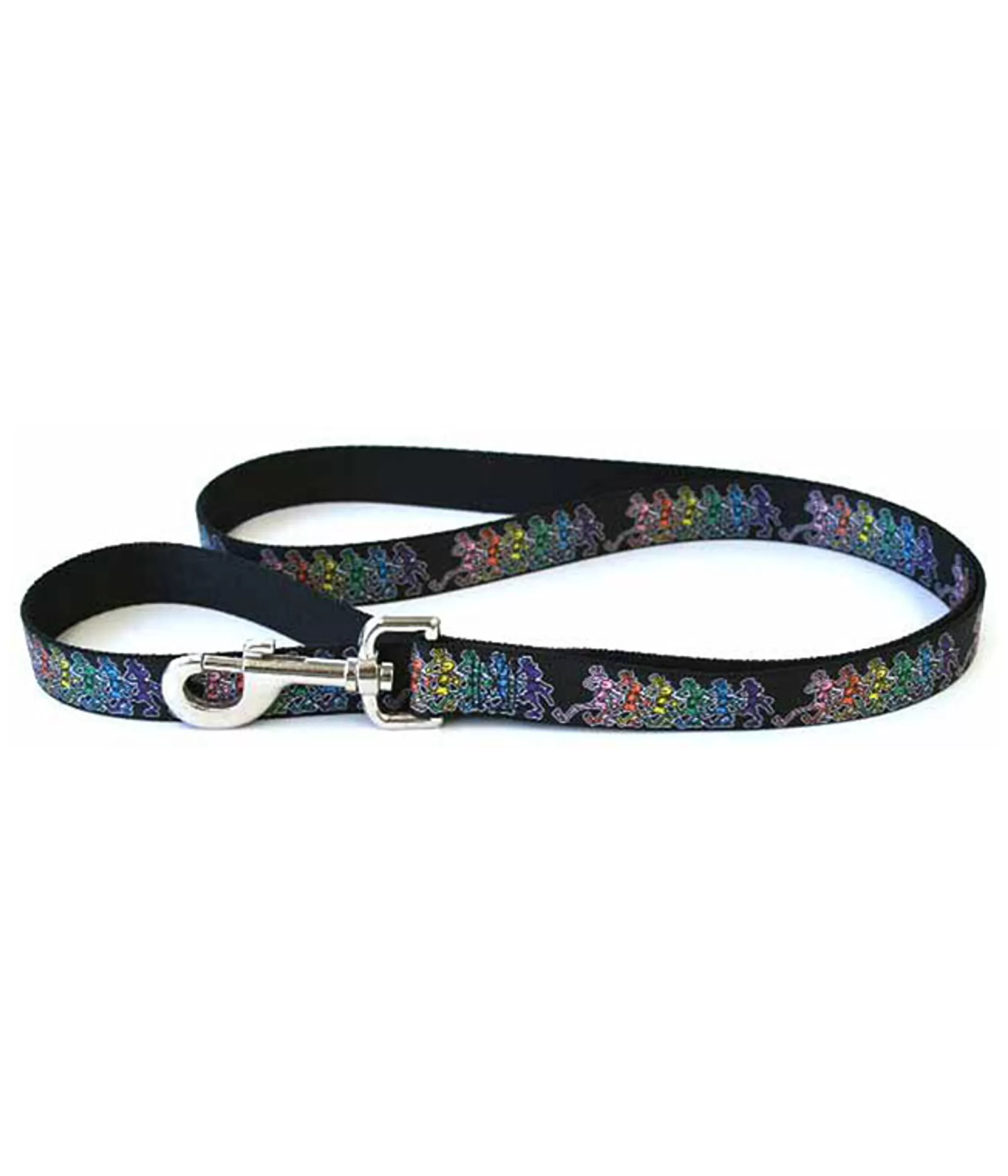 Grateful Dead | Classic<Liquid Blue GD Dancing Skeletons Dog Leash Black