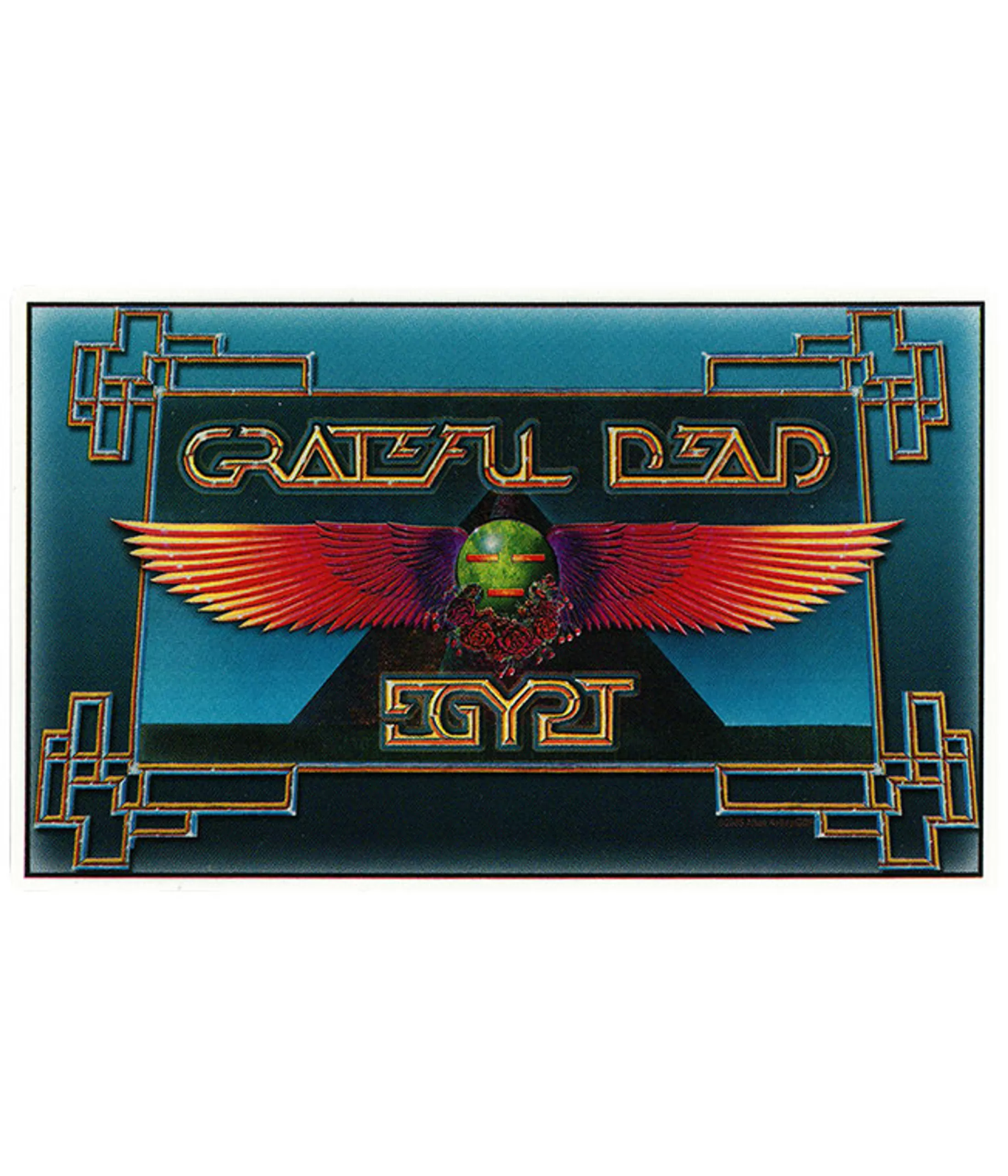 Grateful Dead | Classic<Liquid Blue GD Egypt Dead Sticker