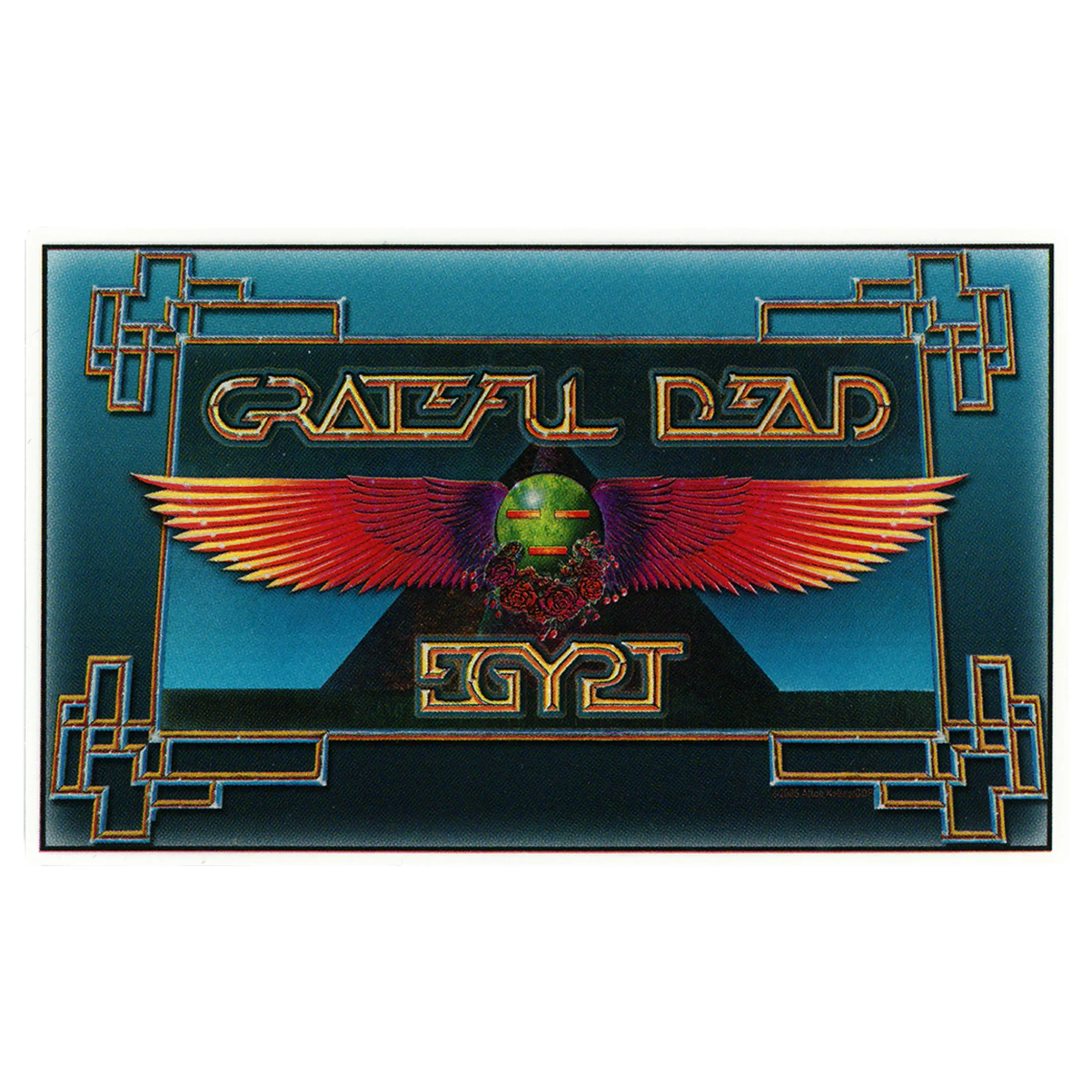 Grateful Dead | Classic<Liquid Blue GD Egypt Dead Sticker