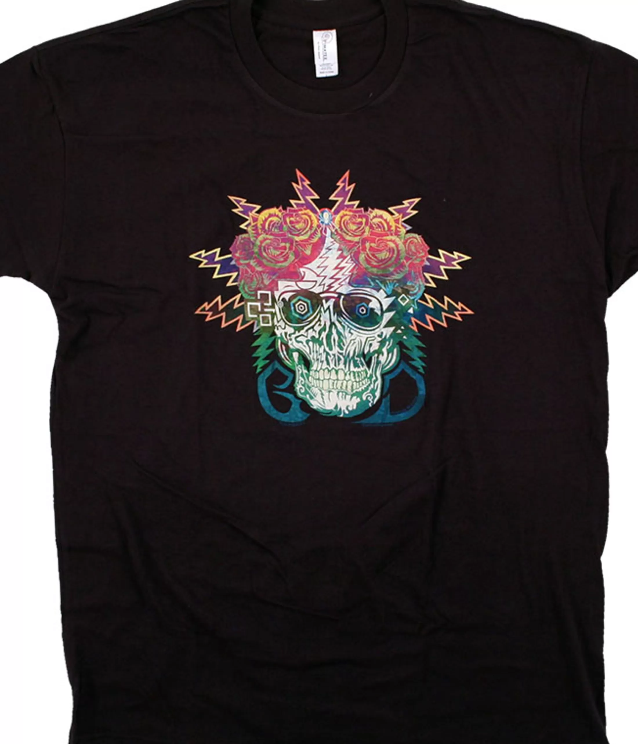 T-Shirt | Grateful Dead<Liquid Blue GD Electric Dimensions Black T-Shirt