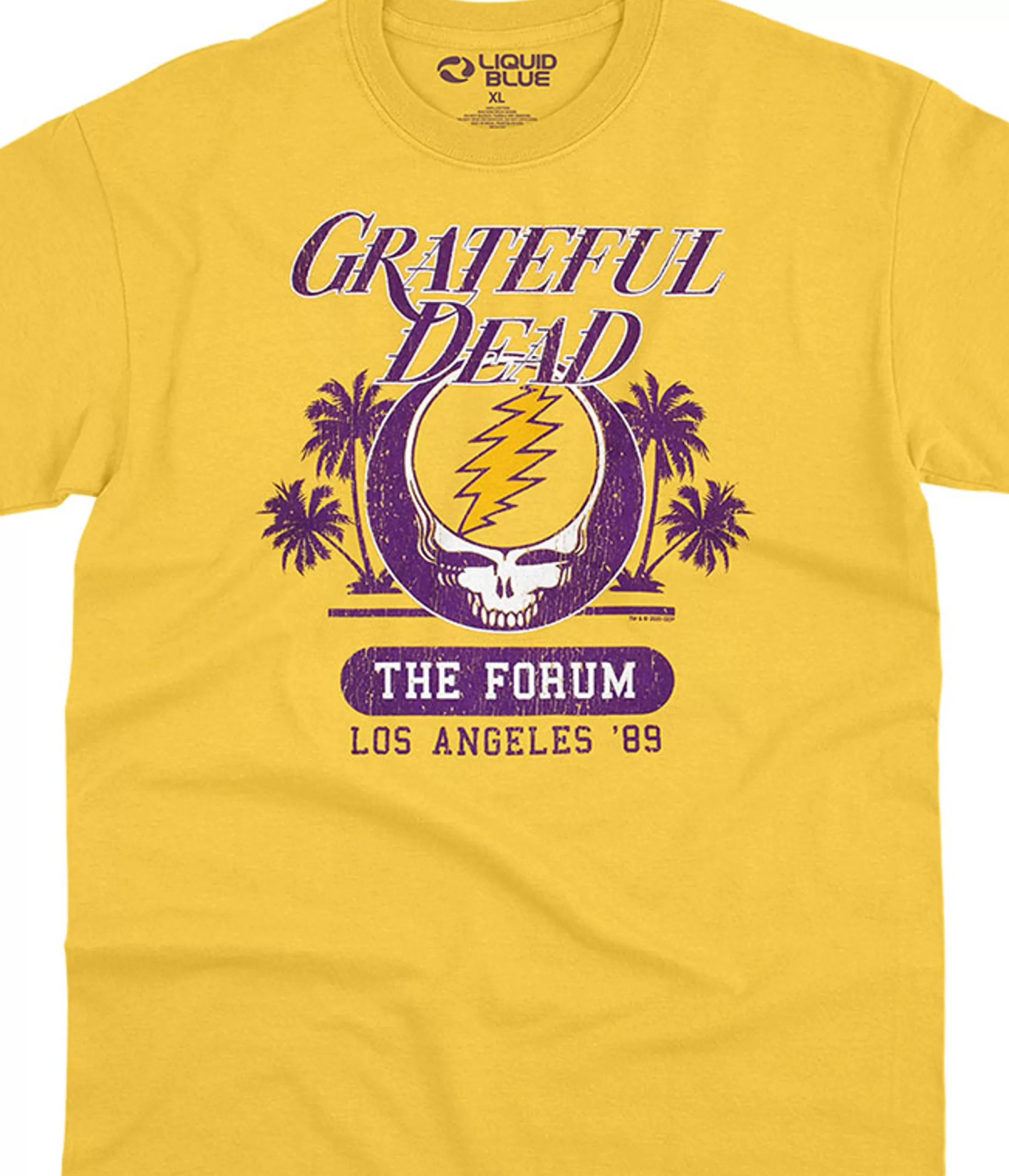 T-Shirt | Grateful Dead<Liquid Blue GD Forum Gold T-Shirt