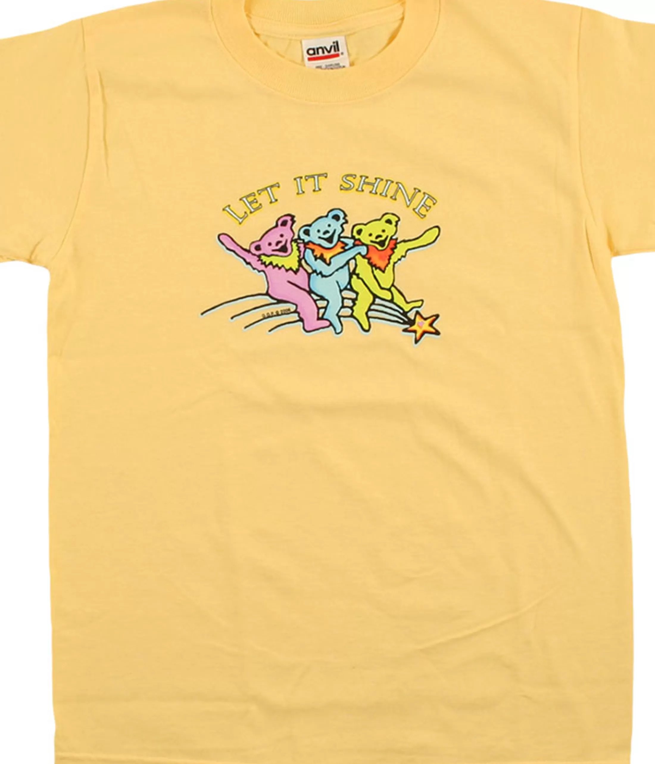 Youth | Grateful Dead<Liquid Blue GD Let it Shine Youth Yellow T-Shirt