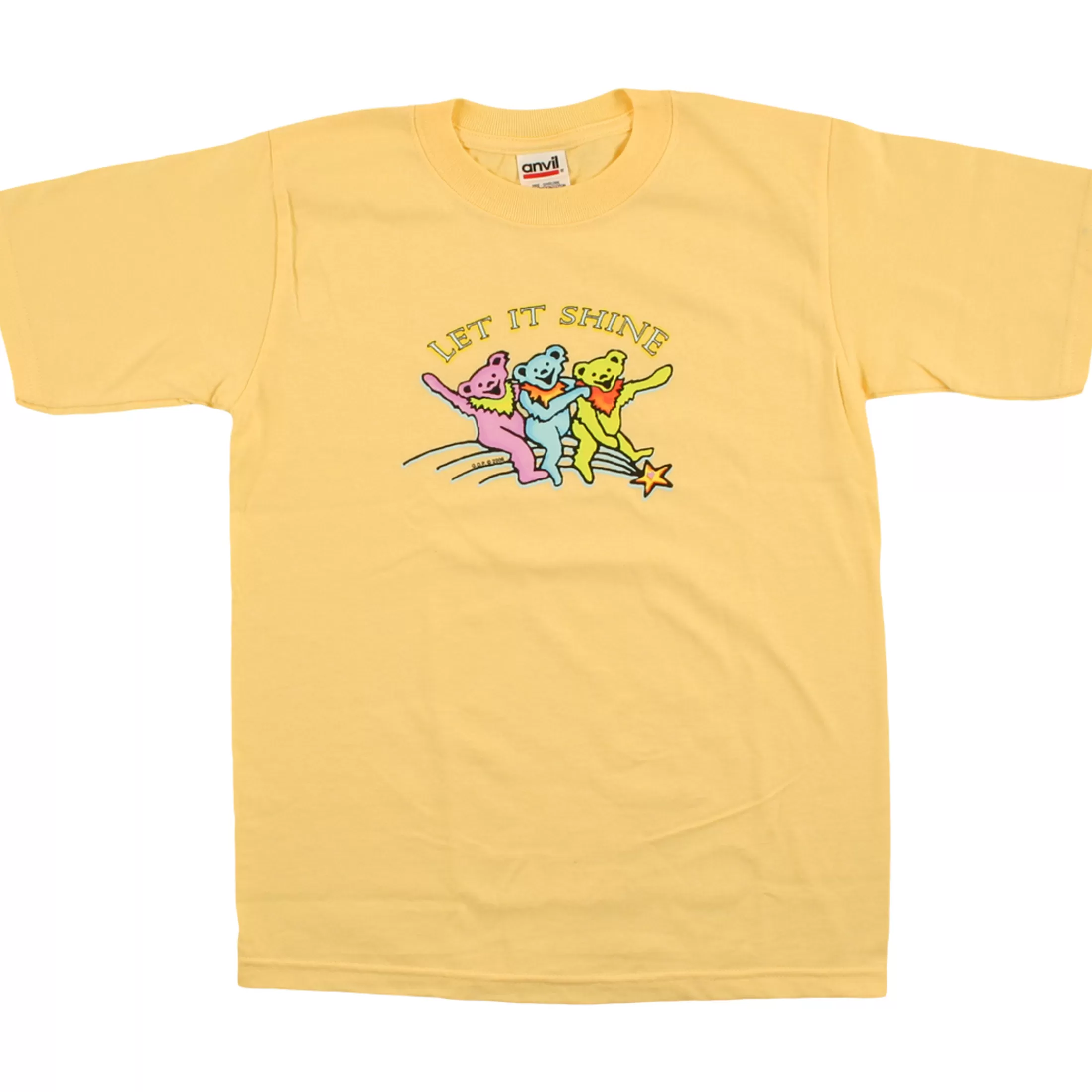 Youth | Grateful Dead<Liquid Blue GD Let it Shine Youth Yellow T-Shirt