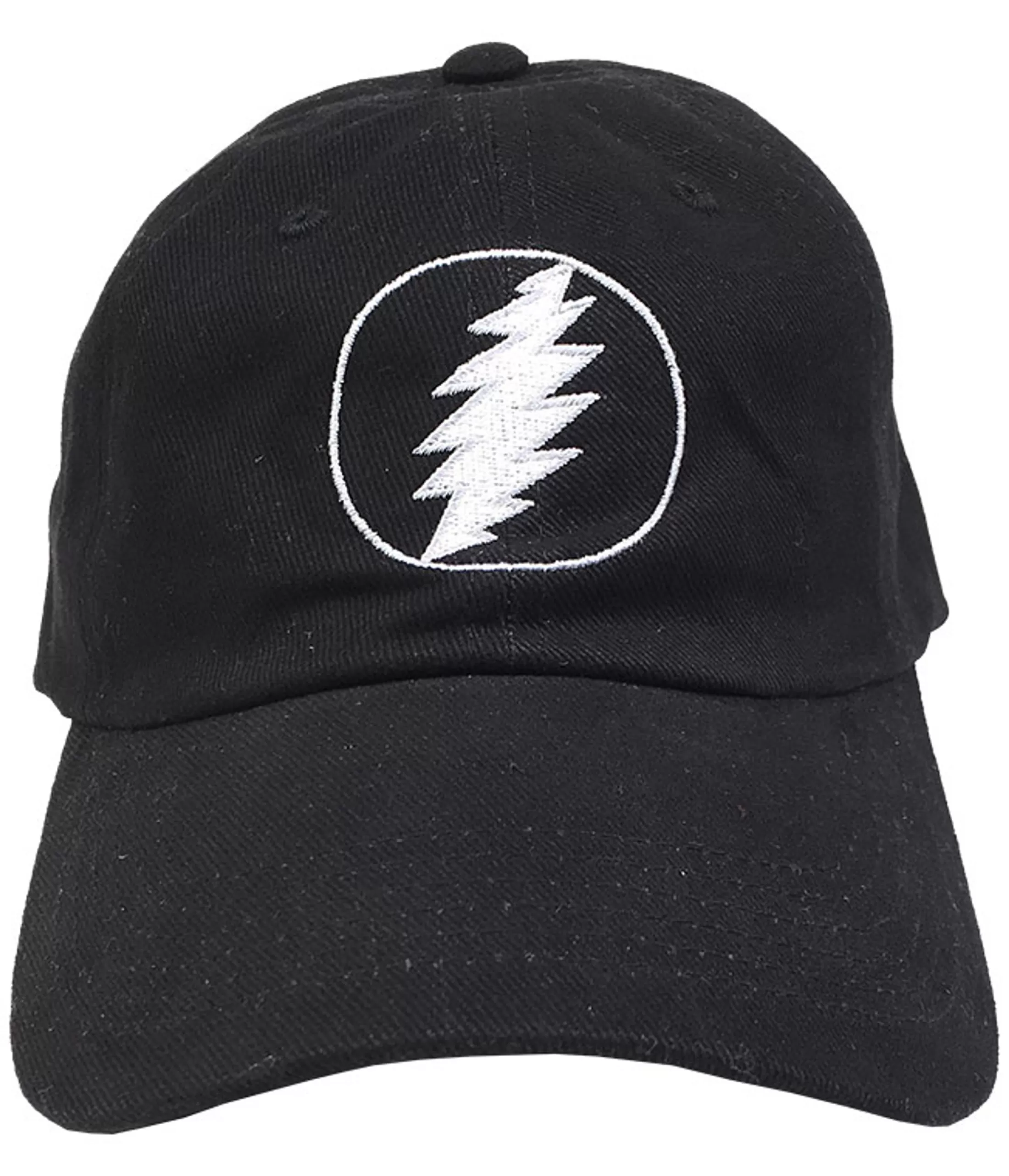 Hats | Grateful Dead<Liquid Blue GD Lightning Bolt Black Baseball Cap