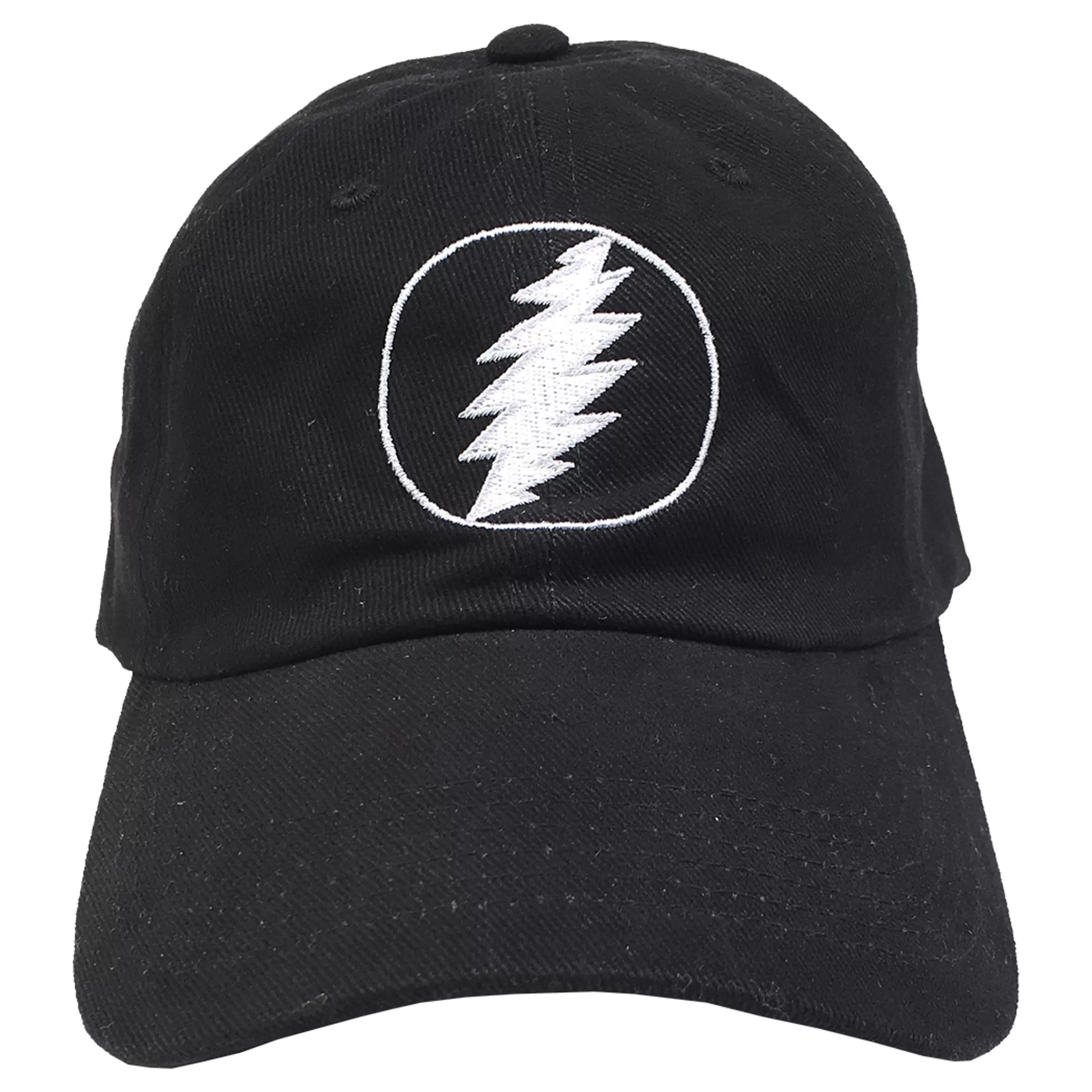 Hats | Grateful Dead<Liquid Blue GD Lightning Bolt Black Baseball Cap