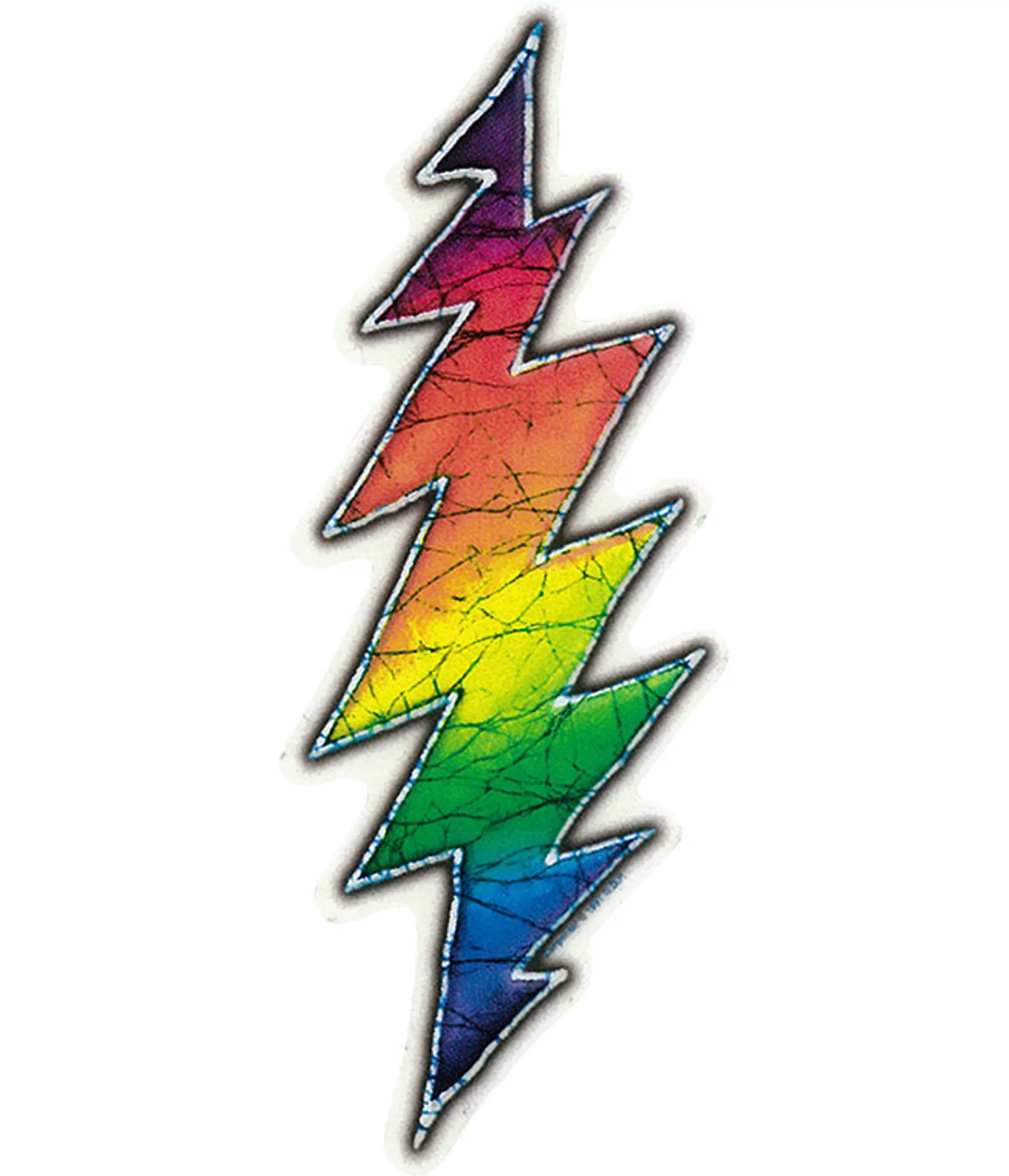 Grateful Dead | Classic<Liquid Blue GD Lightning Bolt Mini Sticker