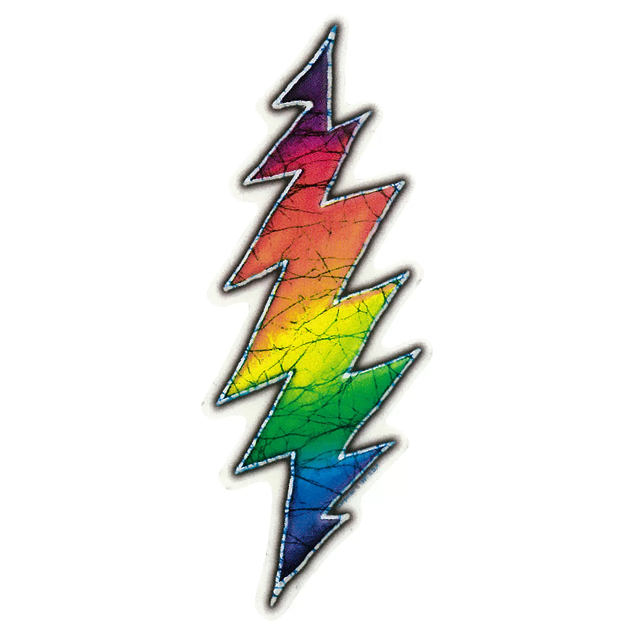 Grateful Dead | Classic<Liquid Blue GD Lightning Bolt Mini Sticker