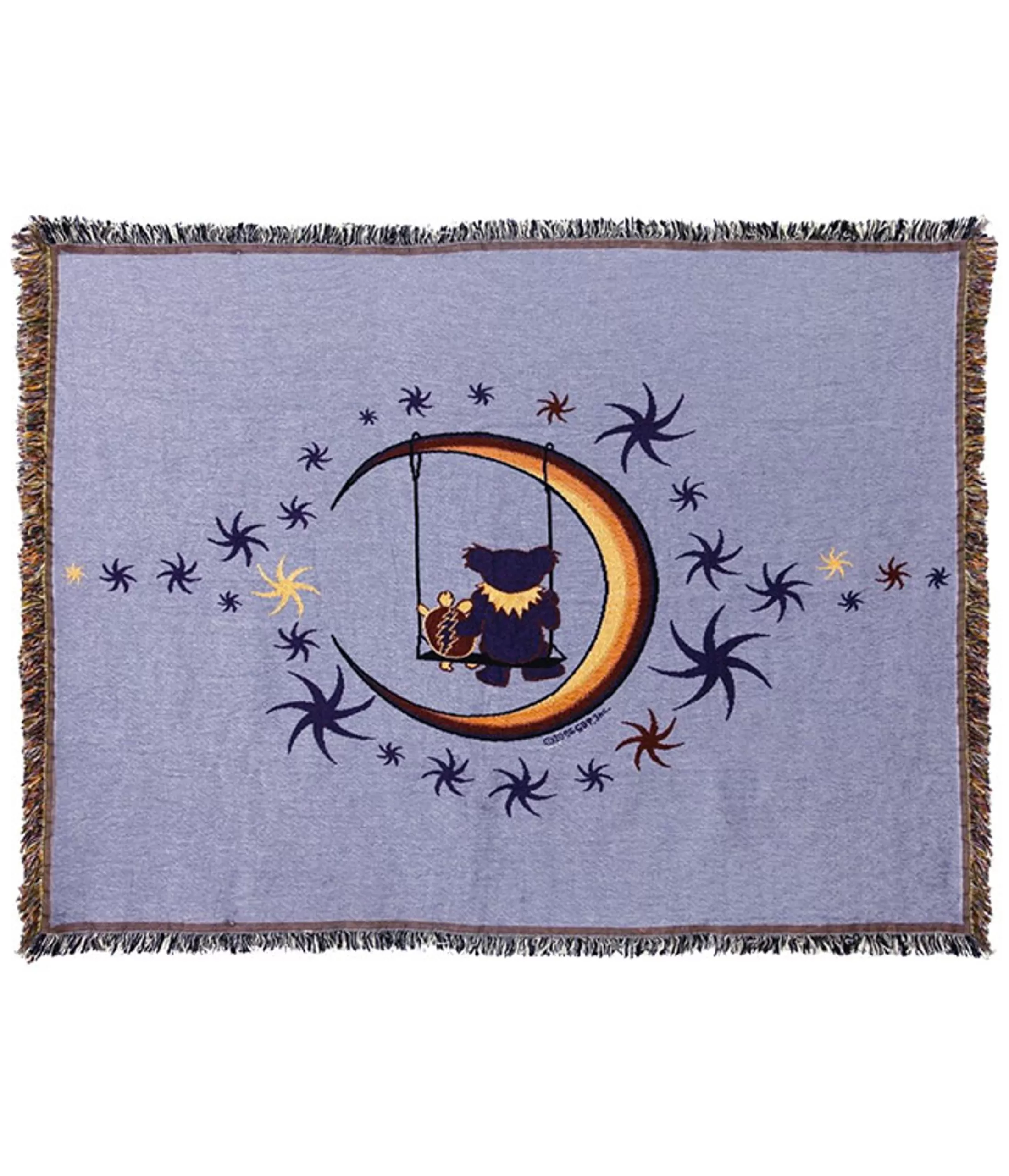 Grateful Dead | Classic<Liquid Blue GD Moon Swing Woven Blanket