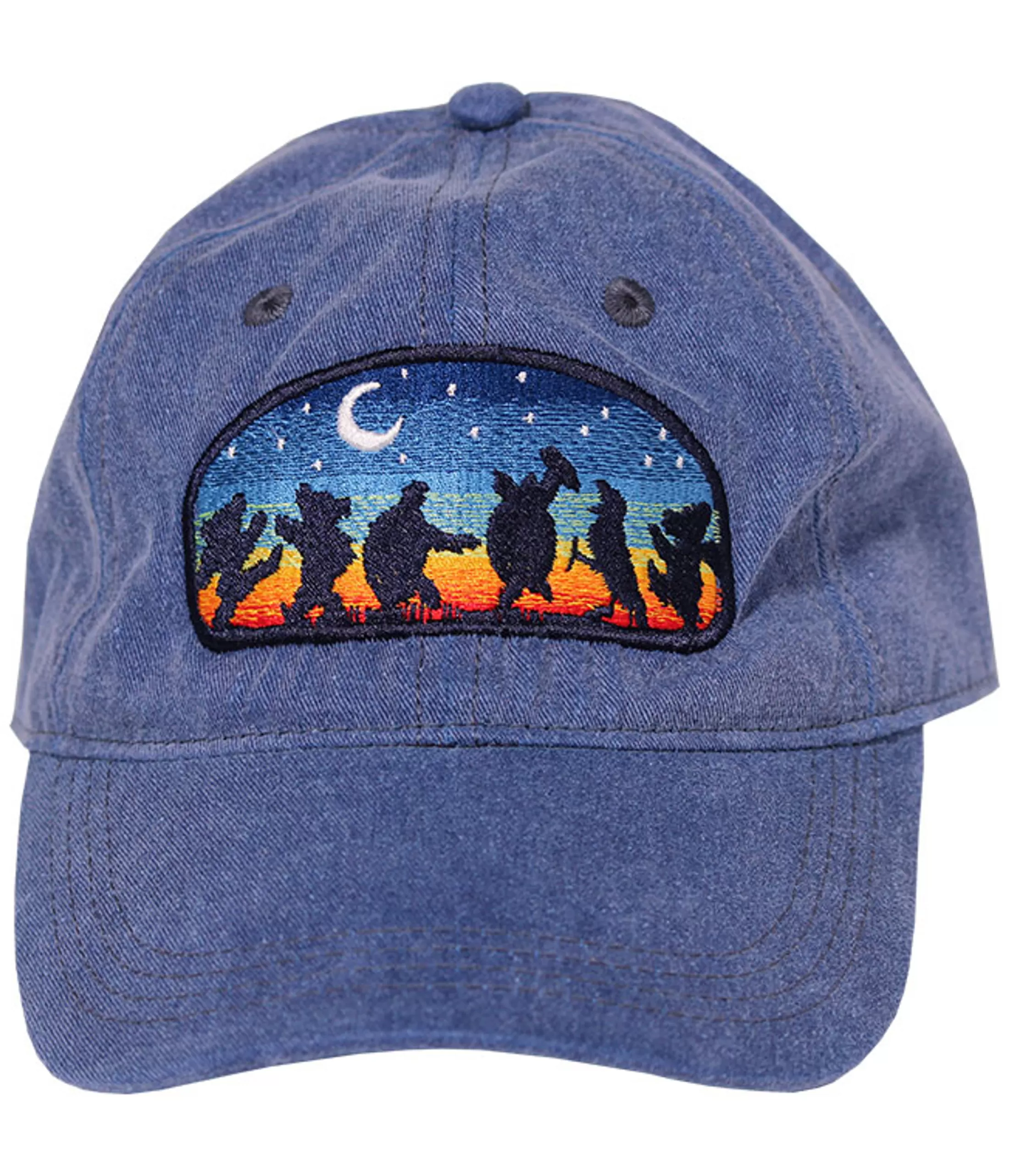 Hats | Grateful Dead<Liquid Blue GD Moondance Denim Baseball Cap