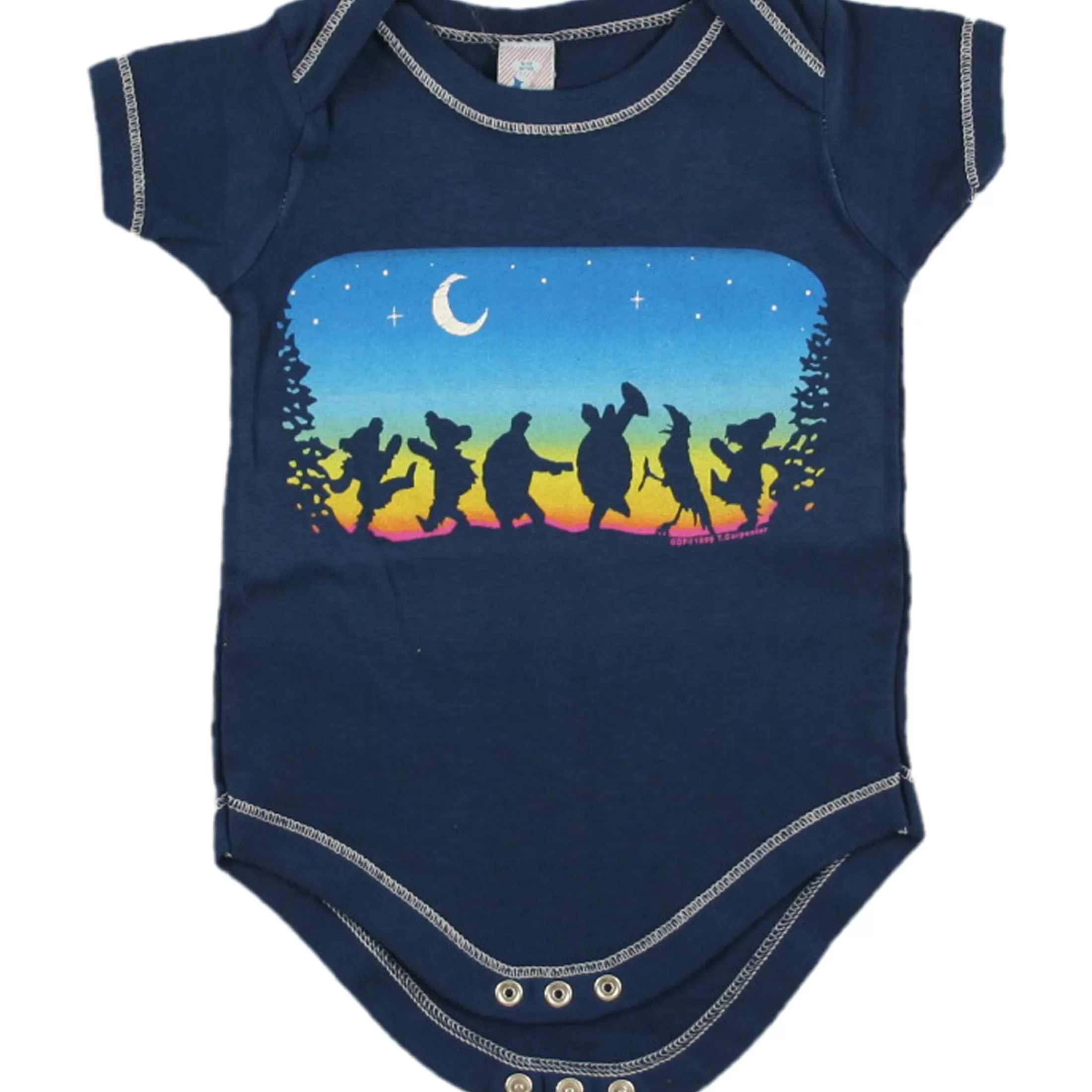 Onesies | Grateful Dead<Liquid Blue GD Moondance Navy Onesie