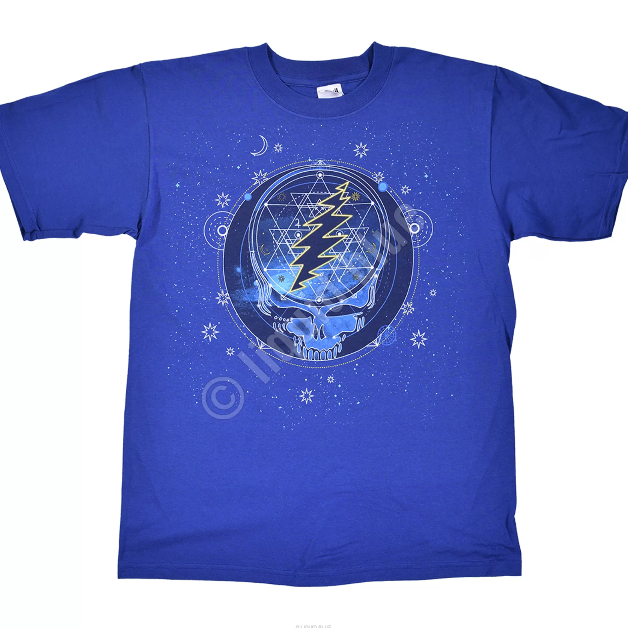 T-Shirt | Grateful Dead<Liquid Blue GD Mystical Stealie Blue T-Shirt