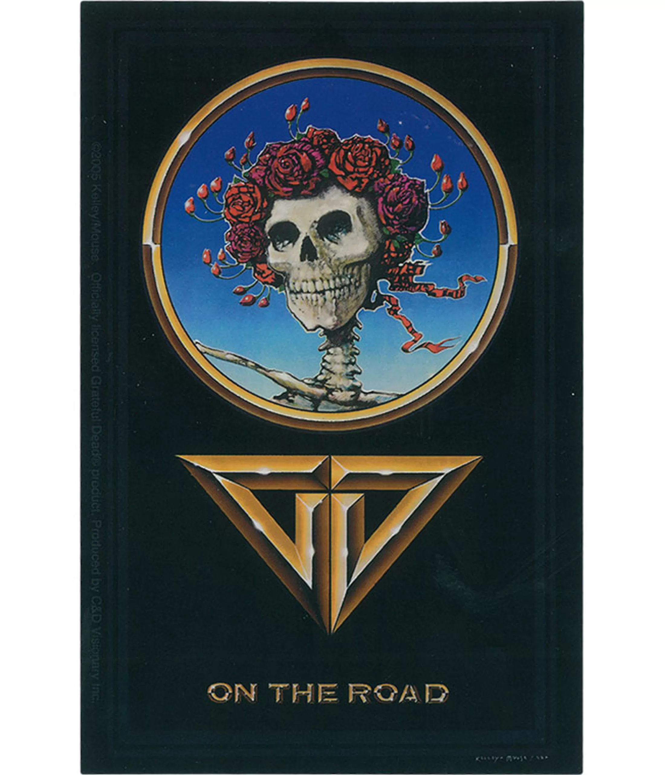 Grateful Dead | Classic<Liquid Blue GD On The Road Sticker