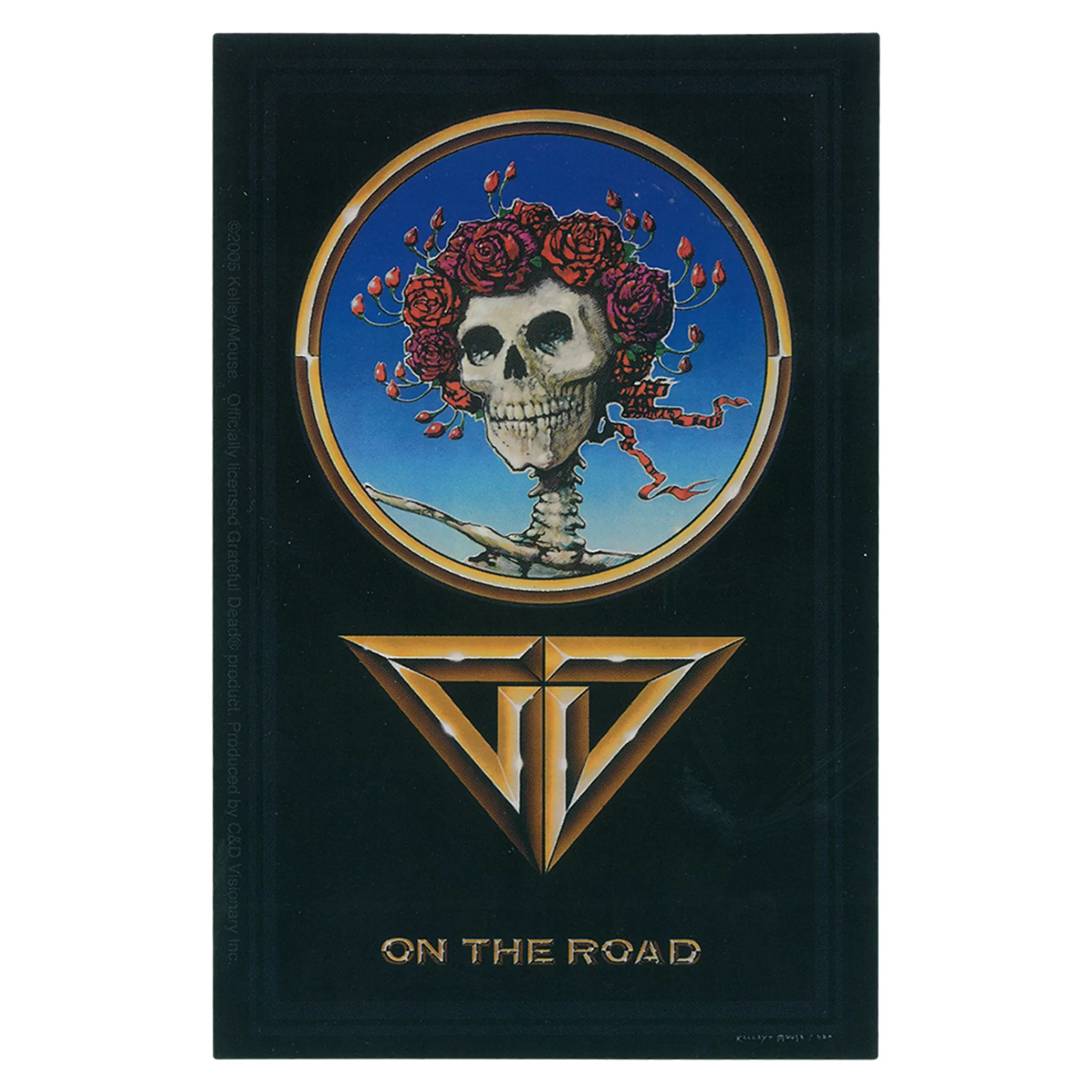 Grateful Dead | Classic<Liquid Blue GD On The Road Sticker