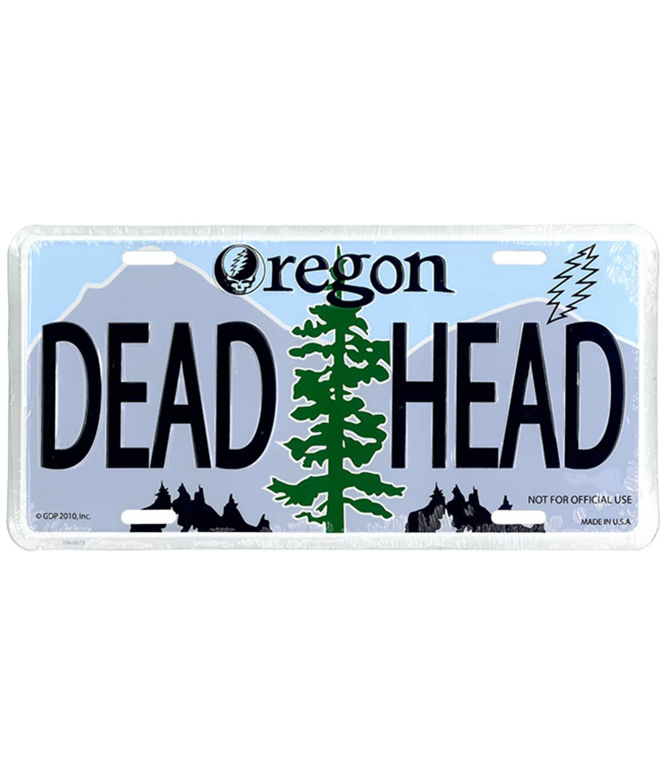 License Plates | Grateful Dead<Liquid Blue GD Oregon License Plate