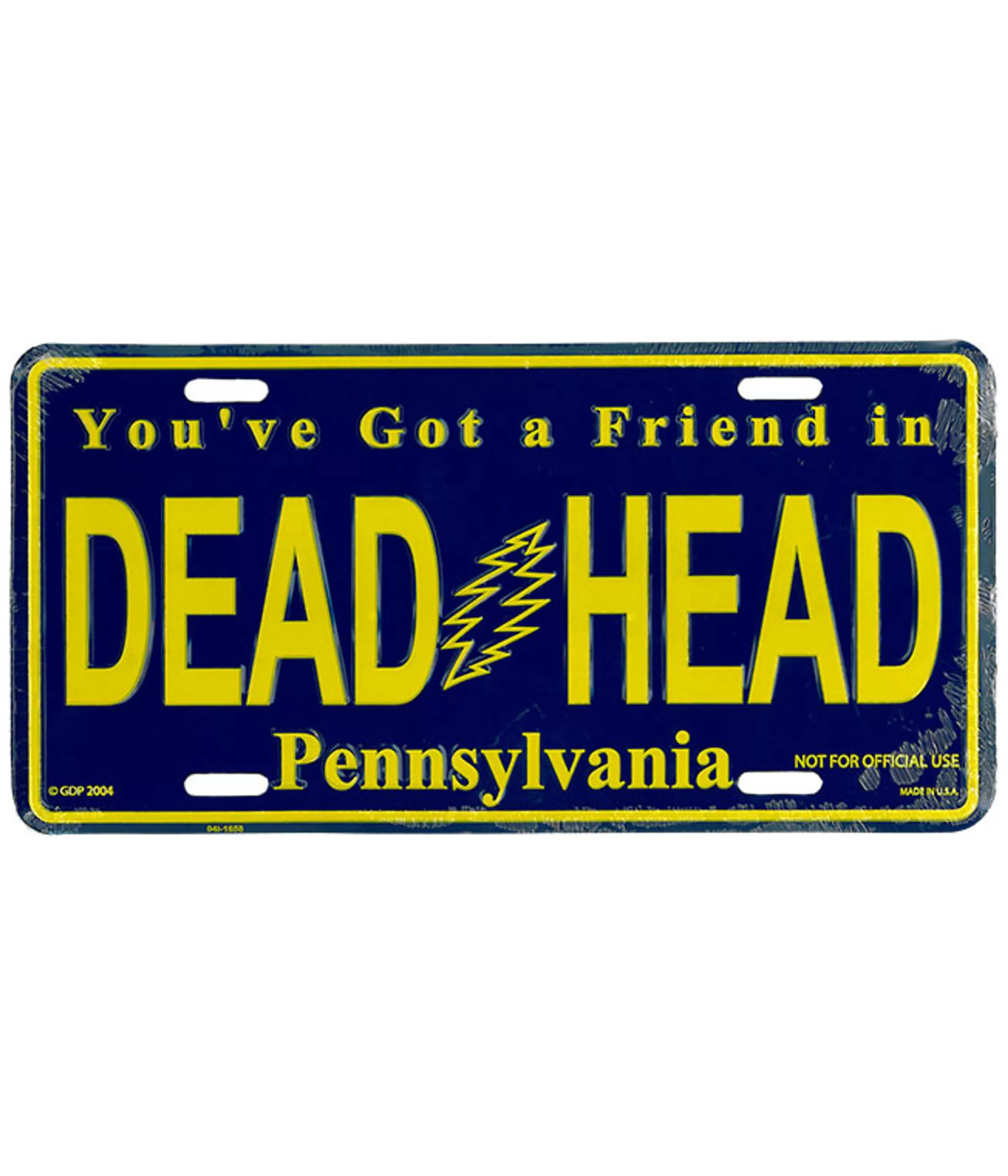 License Plates | Grateful Dead<Liquid Blue GD Pennsylvania License Plate