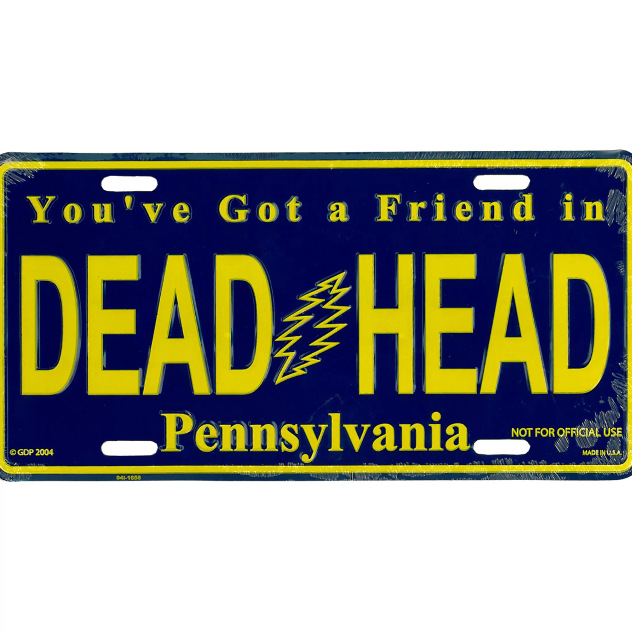 License Plates | Grateful Dead<Liquid Blue GD Pennsylvania License Plate