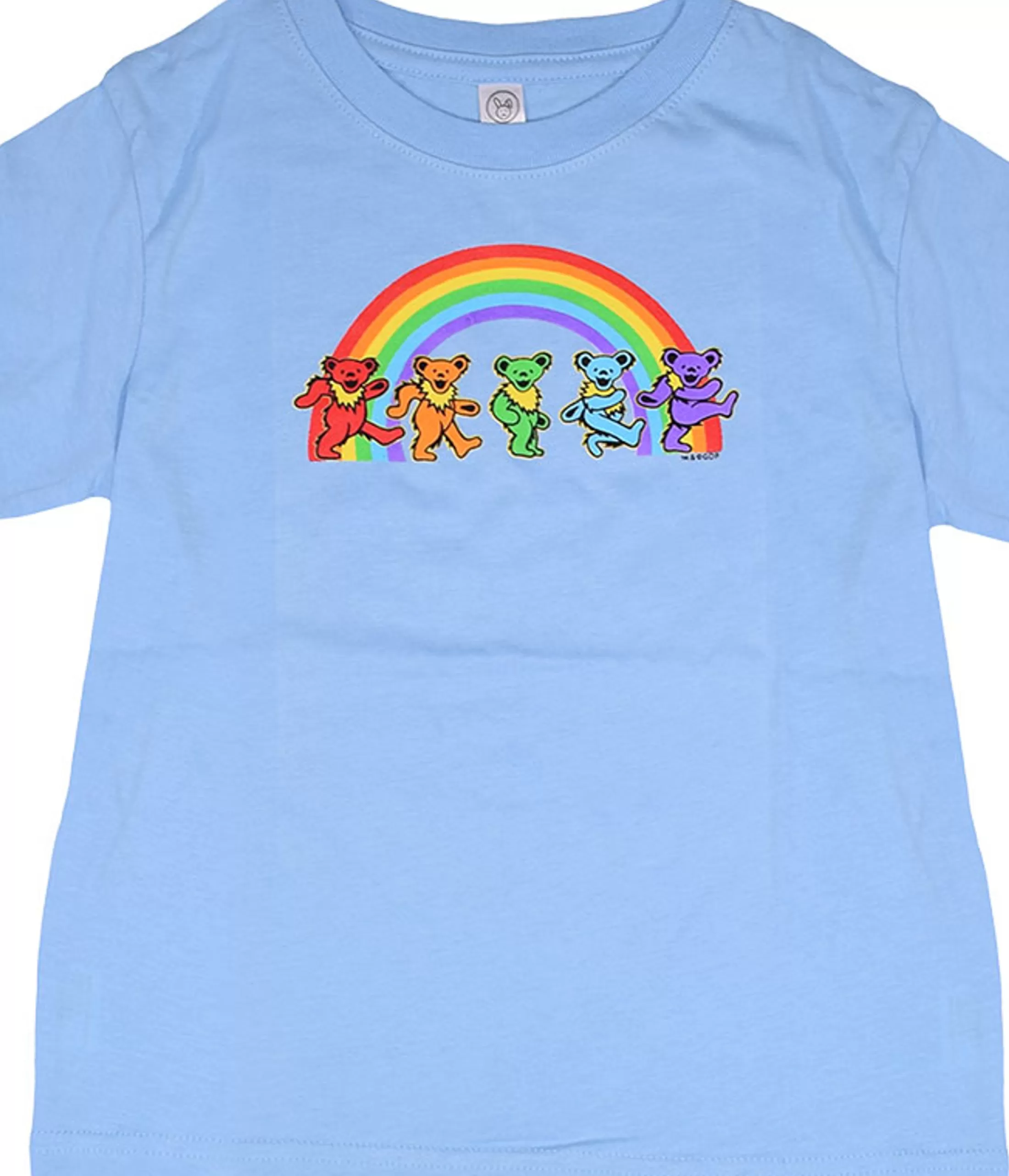 Toddler | Grateful Dead<Liquid Blue GD Rainbow Bears Blue Toddler T-Shirt