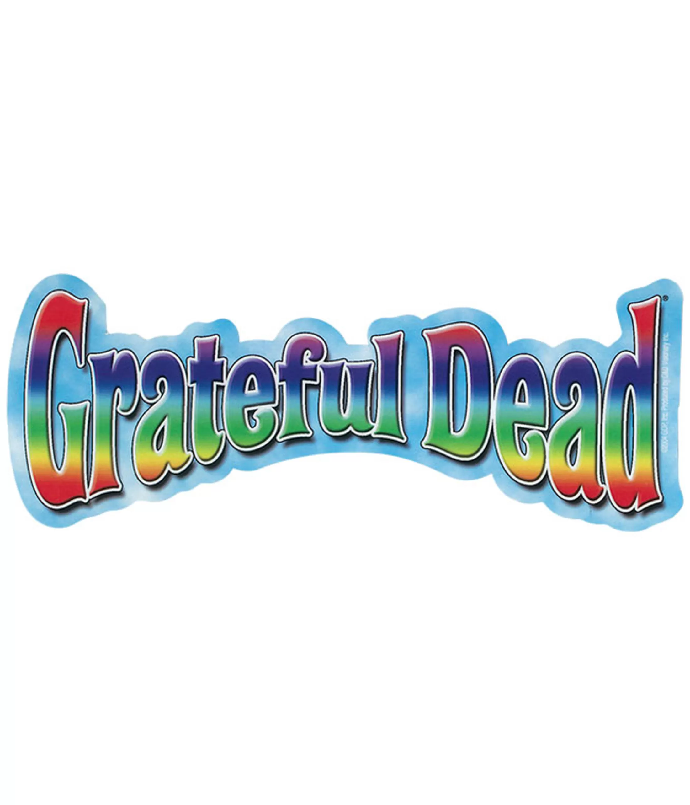 Grateful Dead | Classic<Liquid Blue GD Rainbow Logo Sticker