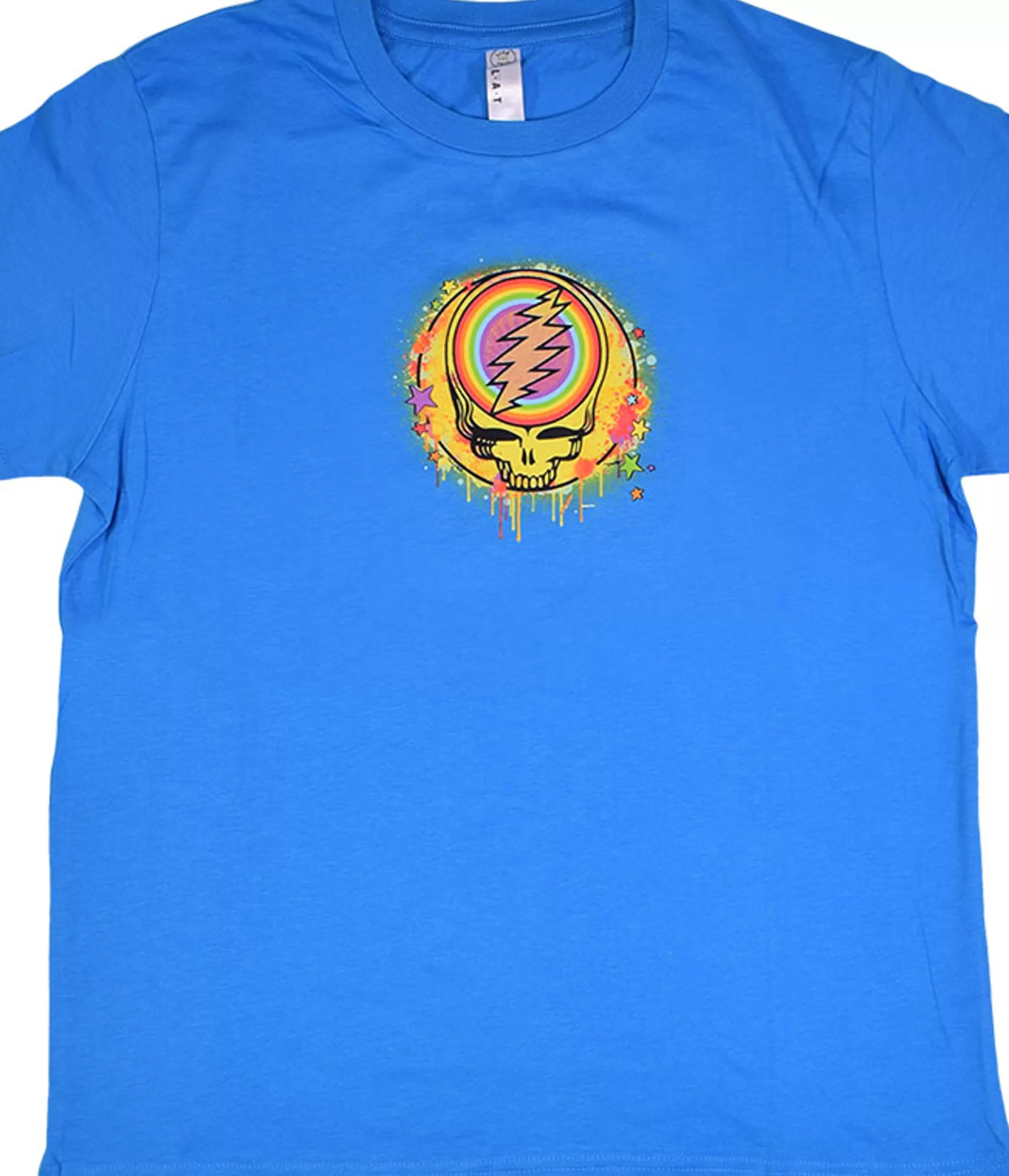 Youth | Grateful Dead<Liquid Blue GD Rainbow Splatter Blue Youth T-Shirt