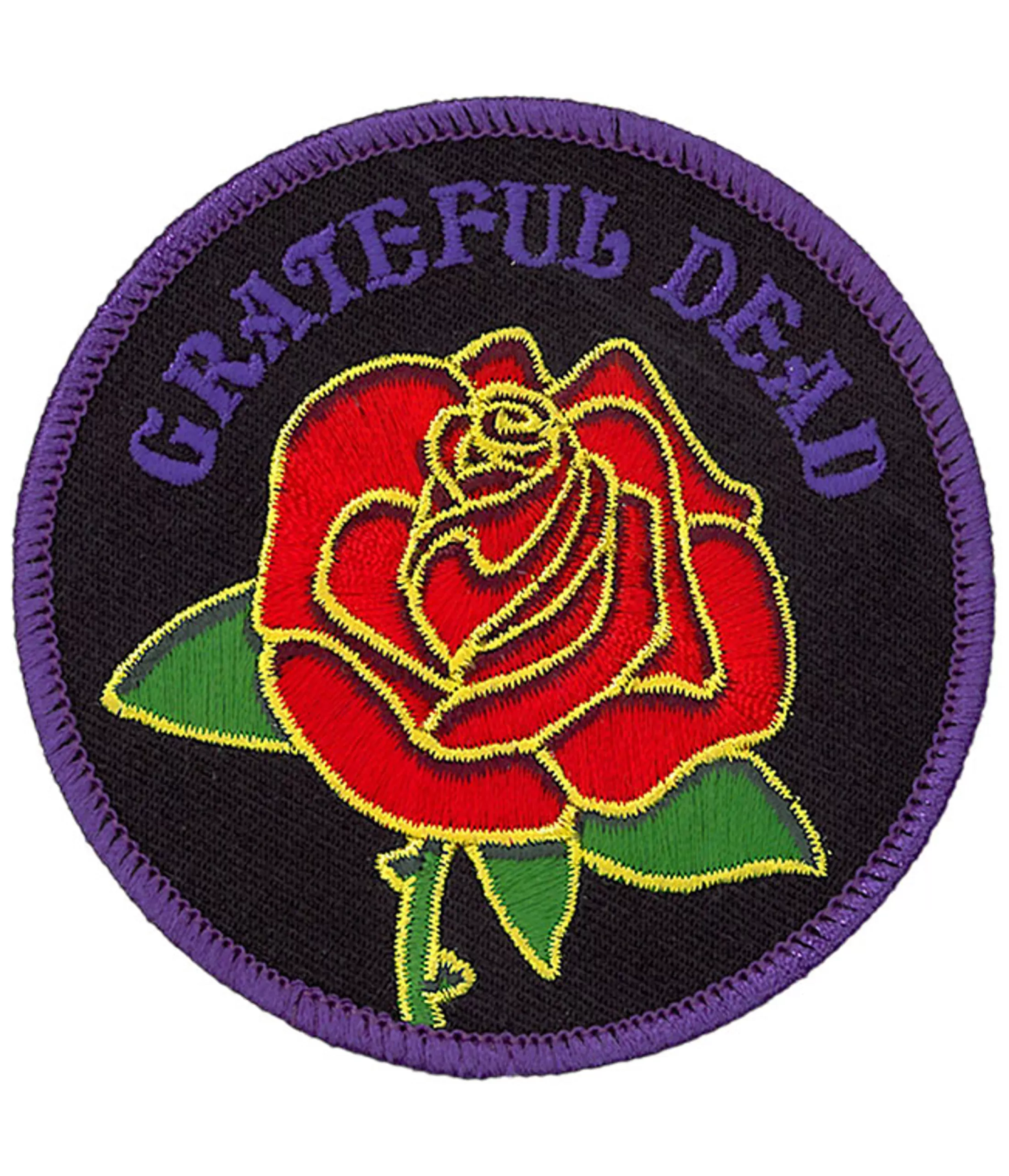 Patches | Grateful Dead<Liquid Blue GD Rose And Logo Patch