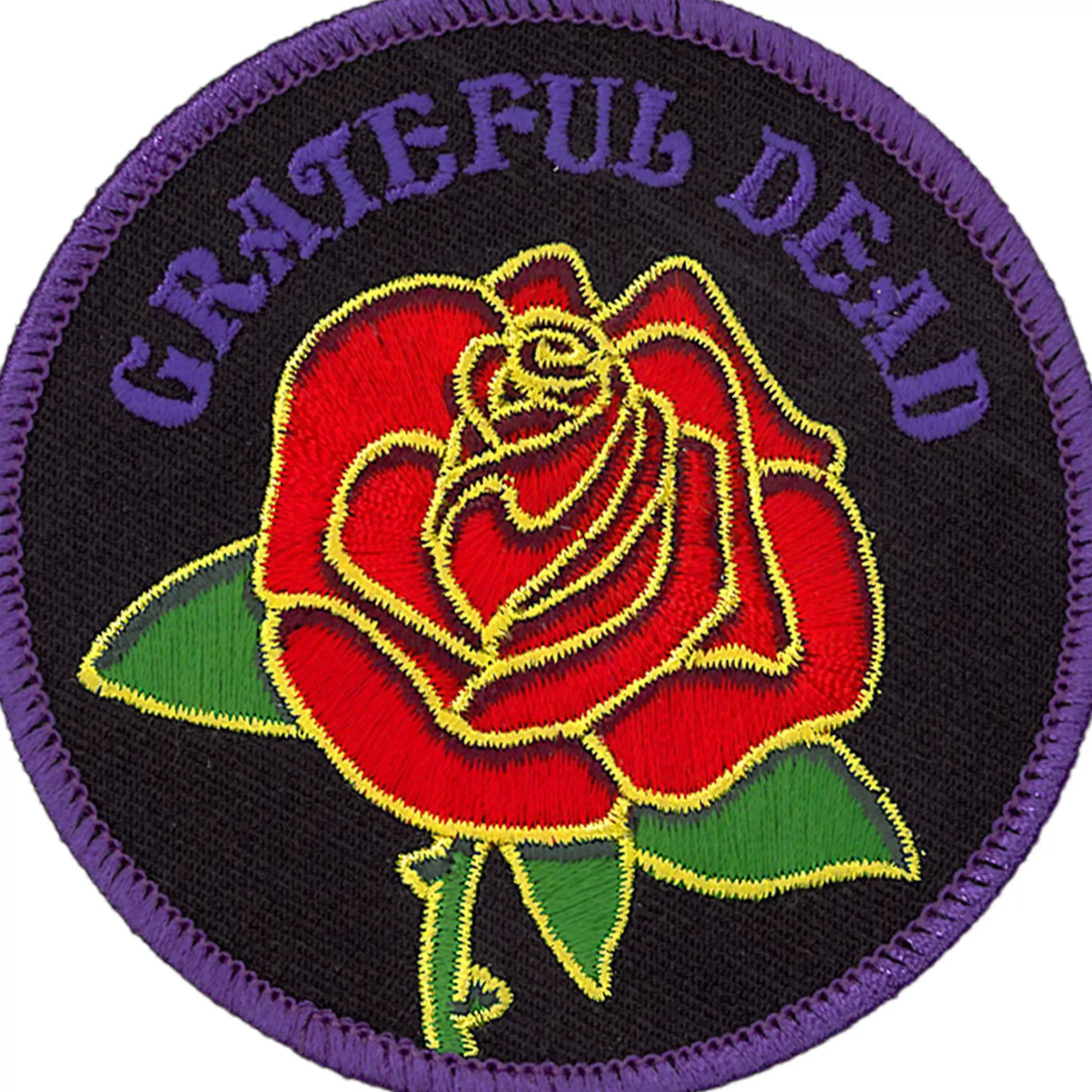 Patches | Grateful Dead<Liquid Blue GD Rose And Logo Patch