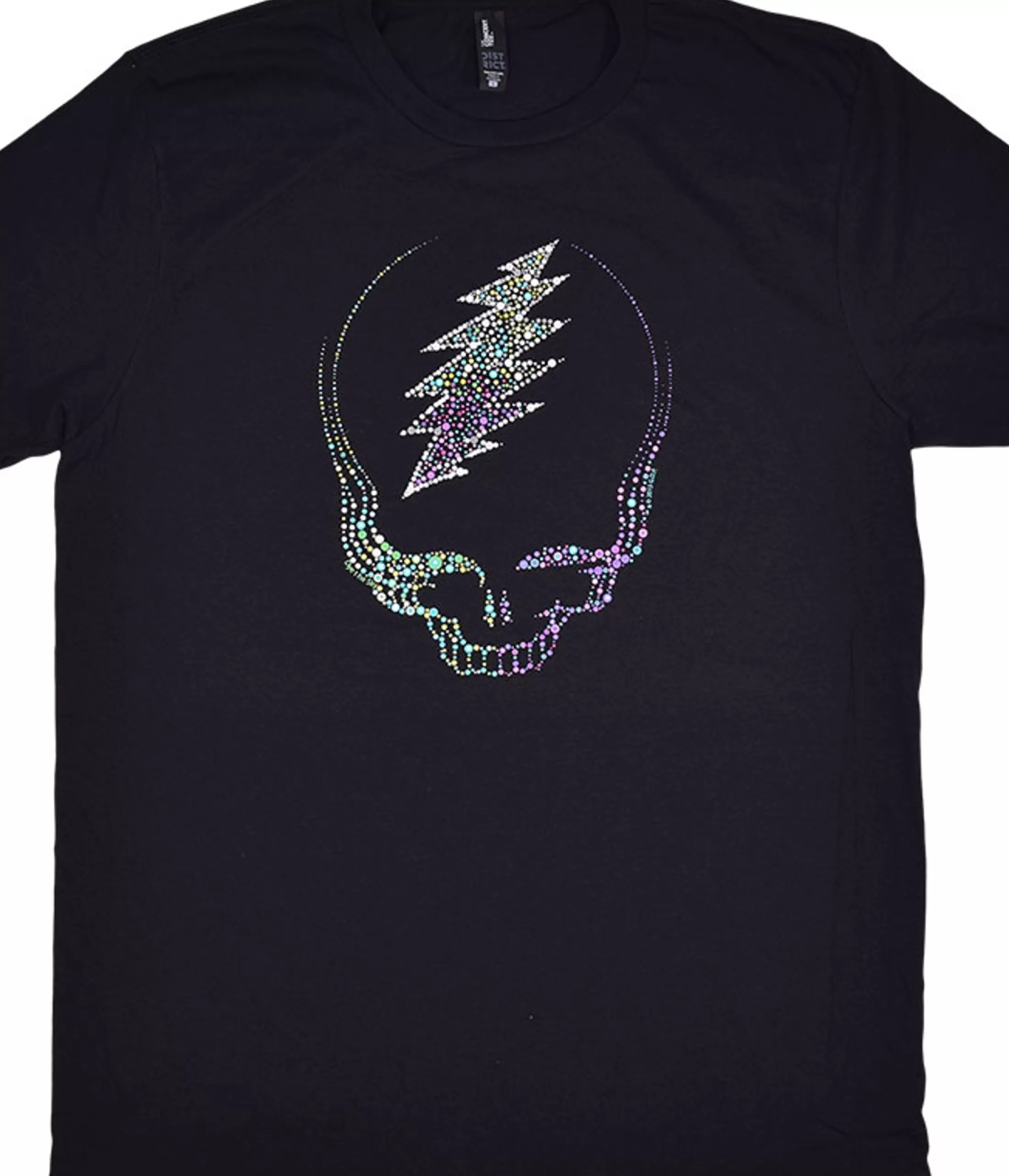 Athletic T-Shirt | Grateful Dead<Liquid Blue GD Sparkling SYF Black Athletic T-Shirt