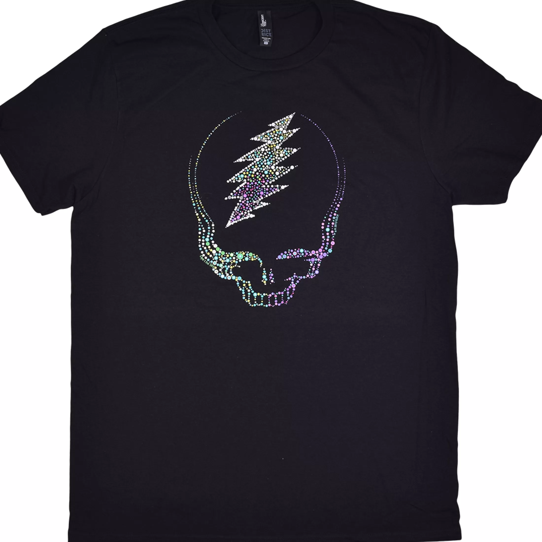 Athletic T-Shirt | Grateful Dead<Liquid Blue GD Sparkling SYF Black Athletic T-Shirt