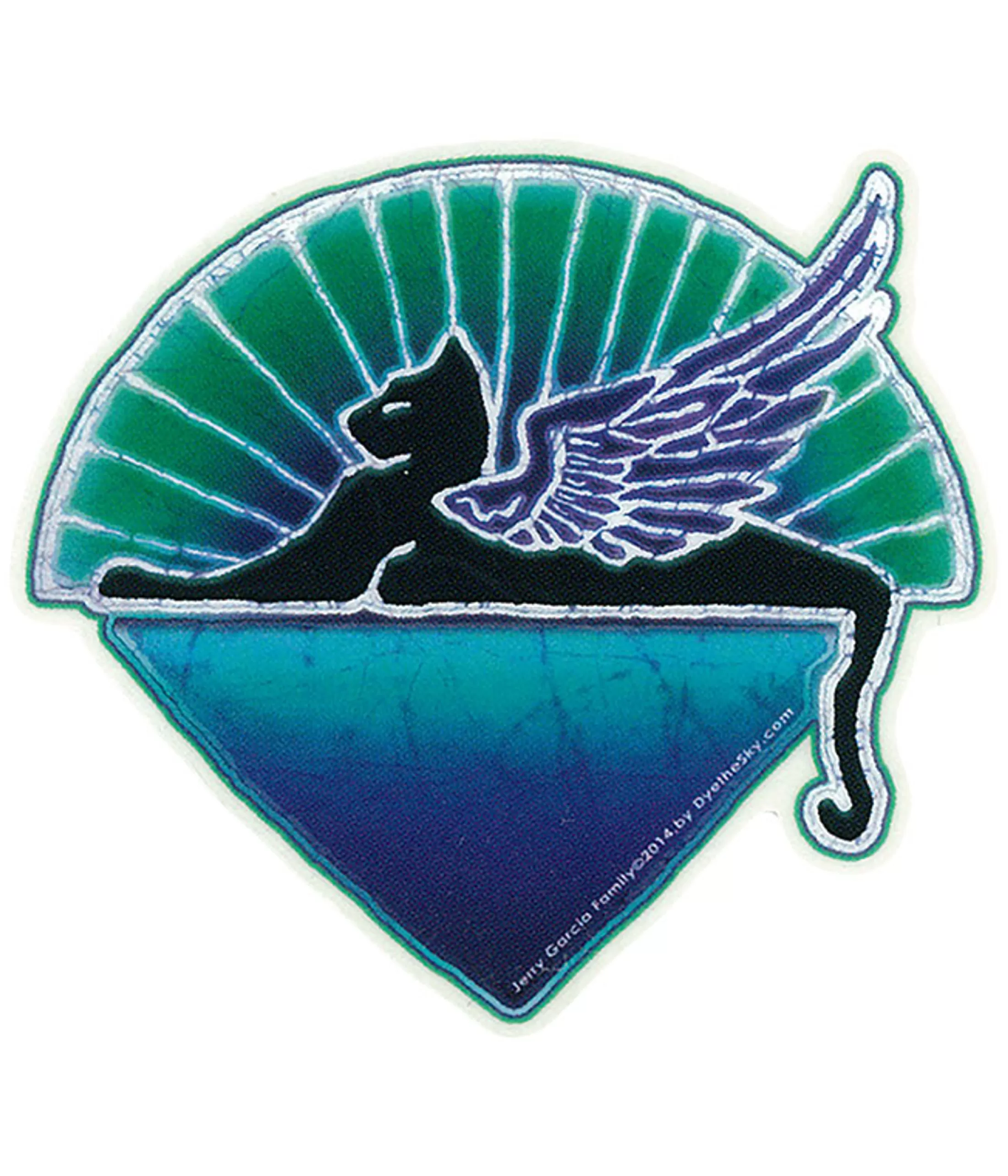 Grateful Dead | Classic<Liquid Blue GD Star Cat Mini Sticker