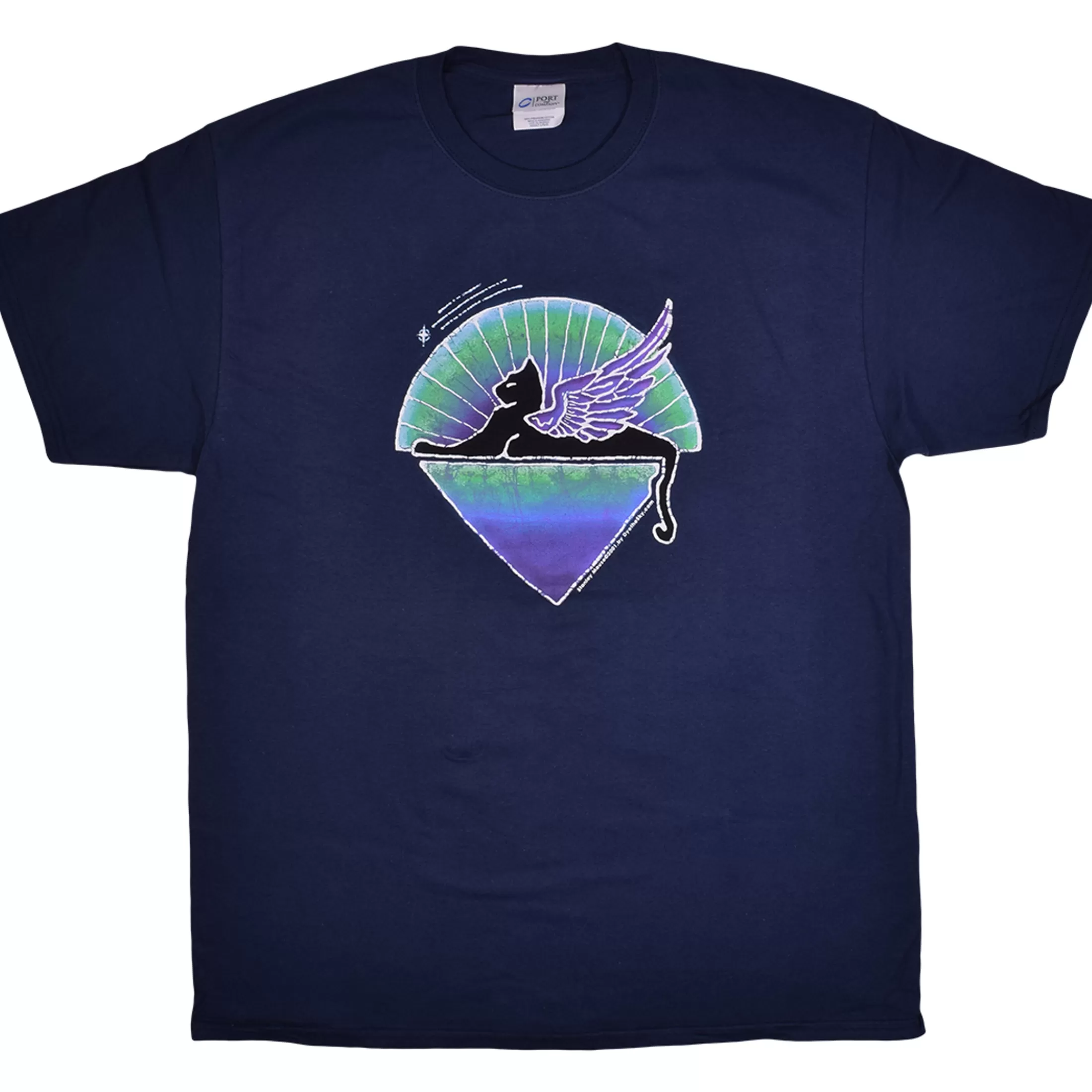 T-Shirt | Grateful Dead<Liquid Blue GD Star Cat Navy T-Shirt