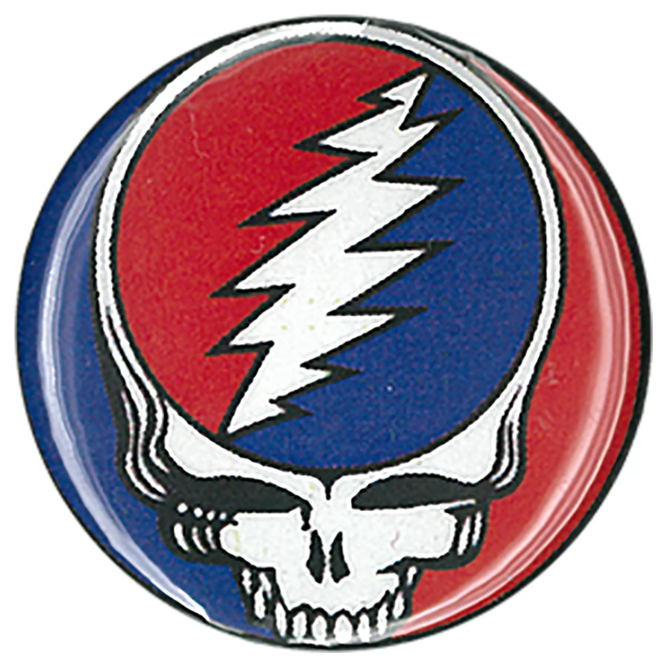 Pins | Grateful Dead<Liquid Blue GD Steal Your Face Pin