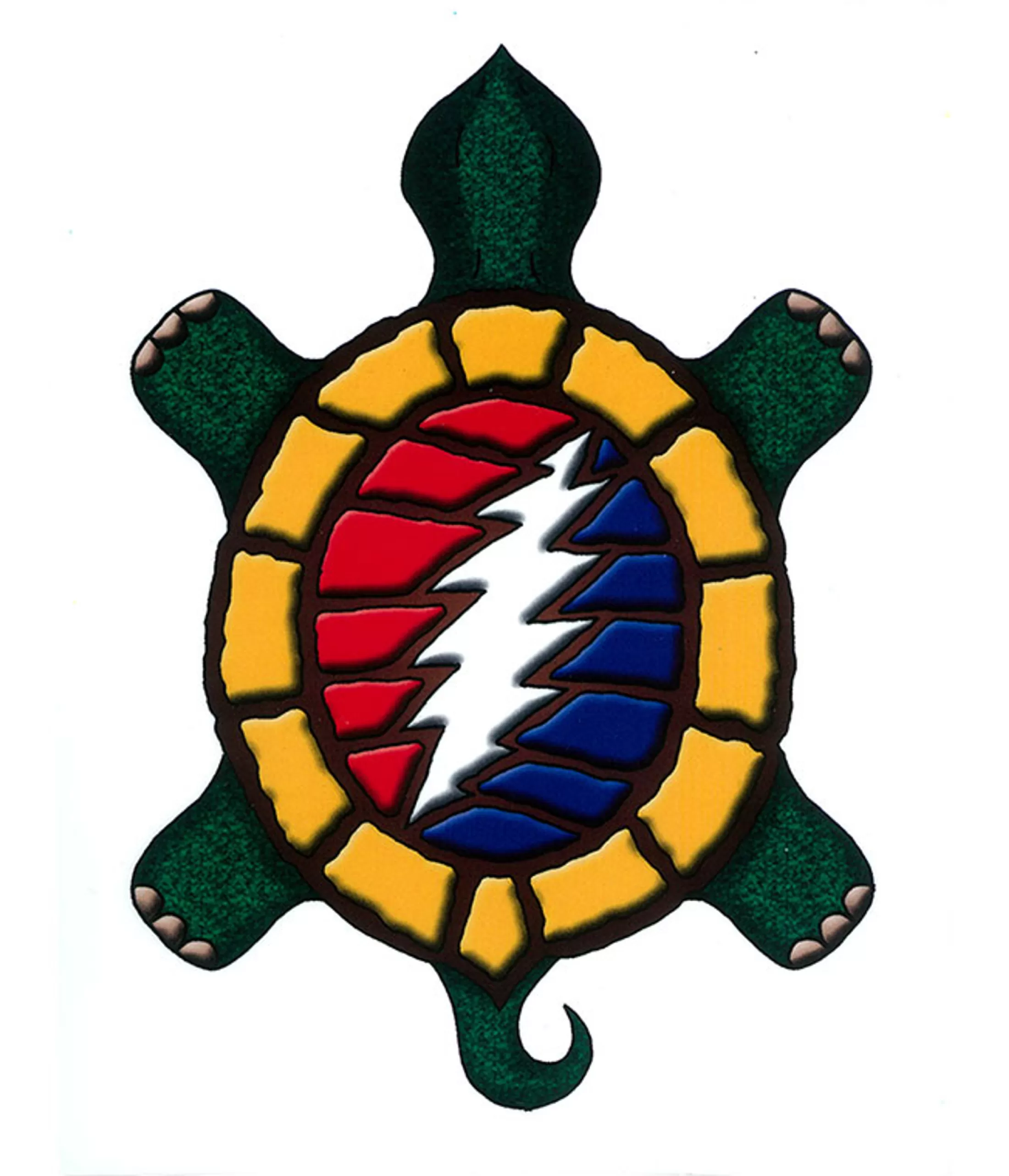 Grateful Dead<Liquid Blue GD Steal Your Terrapin Sticker